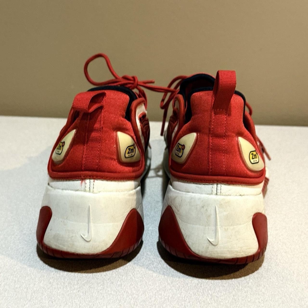 Nike Nike Zoom 2K Off White/Obsidian-University Red Shoes Size 9 Size US 9 / EU 42 - 3 Thumbnail