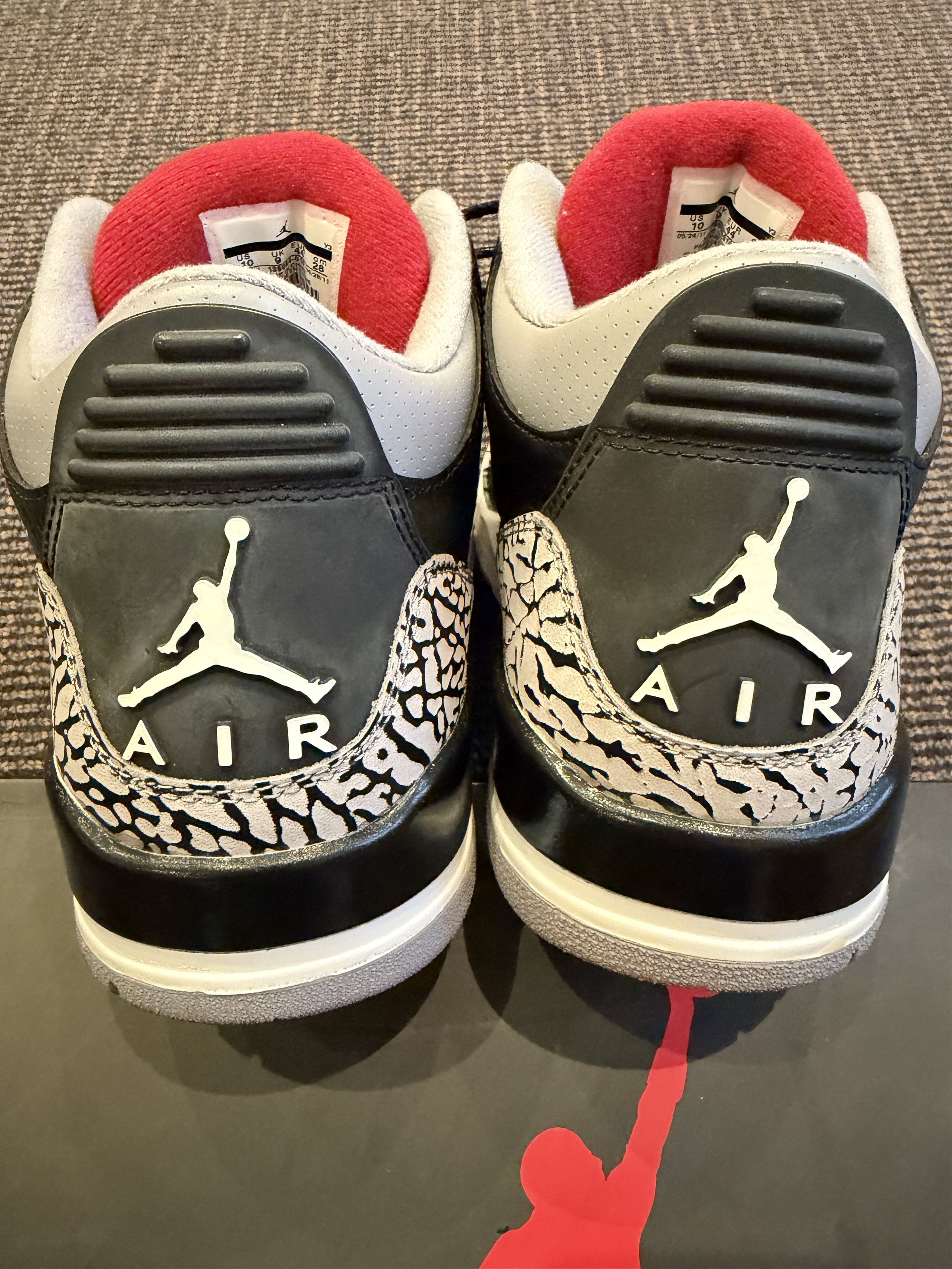Jordan Brand Air Jordan 3 Retro Cement 2011 Size US 10 / EU 43 - 4 Thumbnail