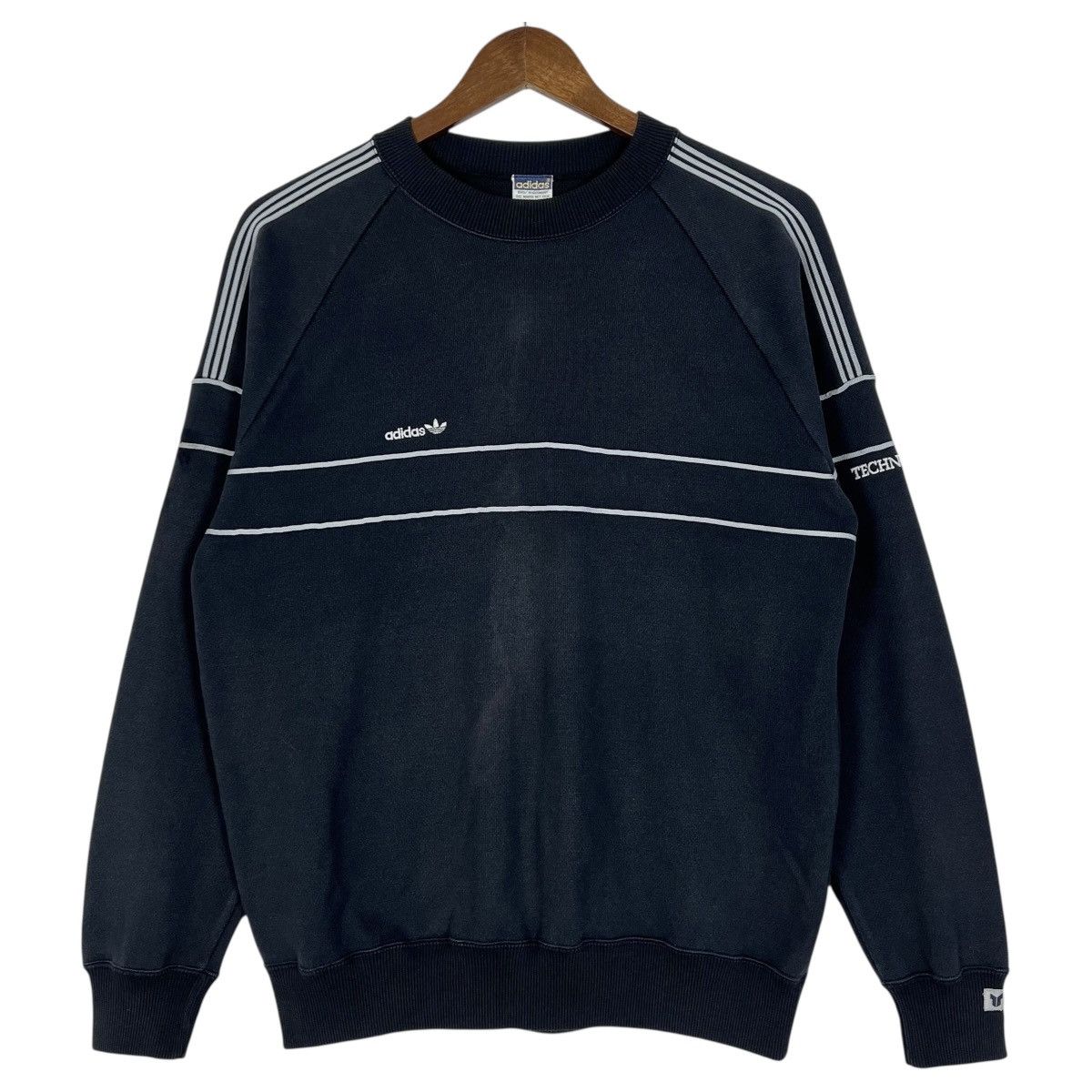 Adidas Vintage Adidas Techno Crew Neck Size US M / EU 48-50 / 2 - 1 Thumbnail