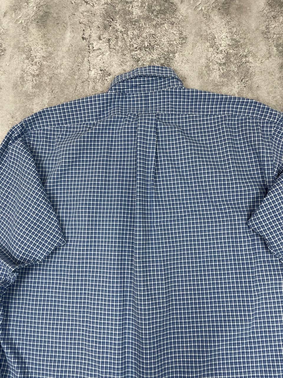 Ralph Lauren Ralph Lauren Men Cotton Shirt Button Down Check Blue White Size US L / EU 52-54 / 3 - 9 Thumbnail