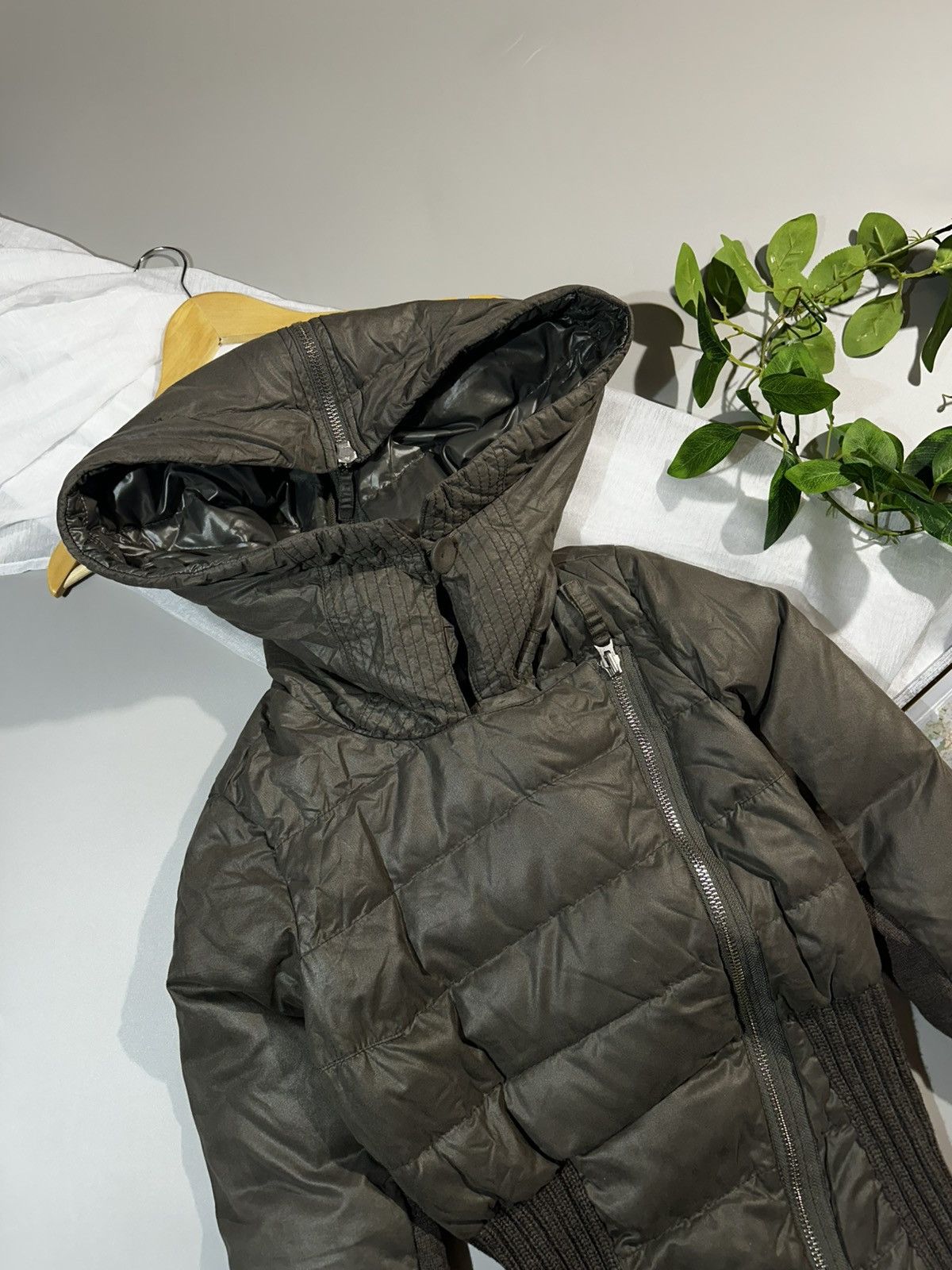 Pinko RARE PINKO Archive Asymmetric Corset Puffer Jacket AVANTGARD Size XS / US 0-2 / IT 36-38 - 7 Thumbnail