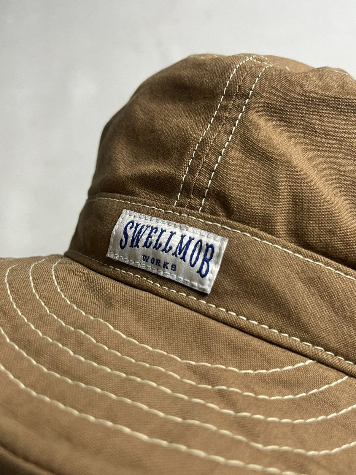 Cushman 00s Swellmob Clothing Company Mechanic Cap workers Size ONE SIZE - 2 Thumbnail