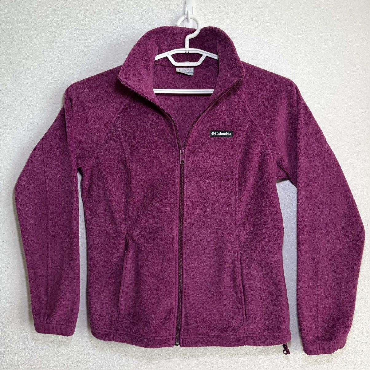 Columbia Columbia Womens Medium Purple Fleece Jacket Full Zip Soft Size M / US 6-8 / IT 42-44 - 1 Thumbnail