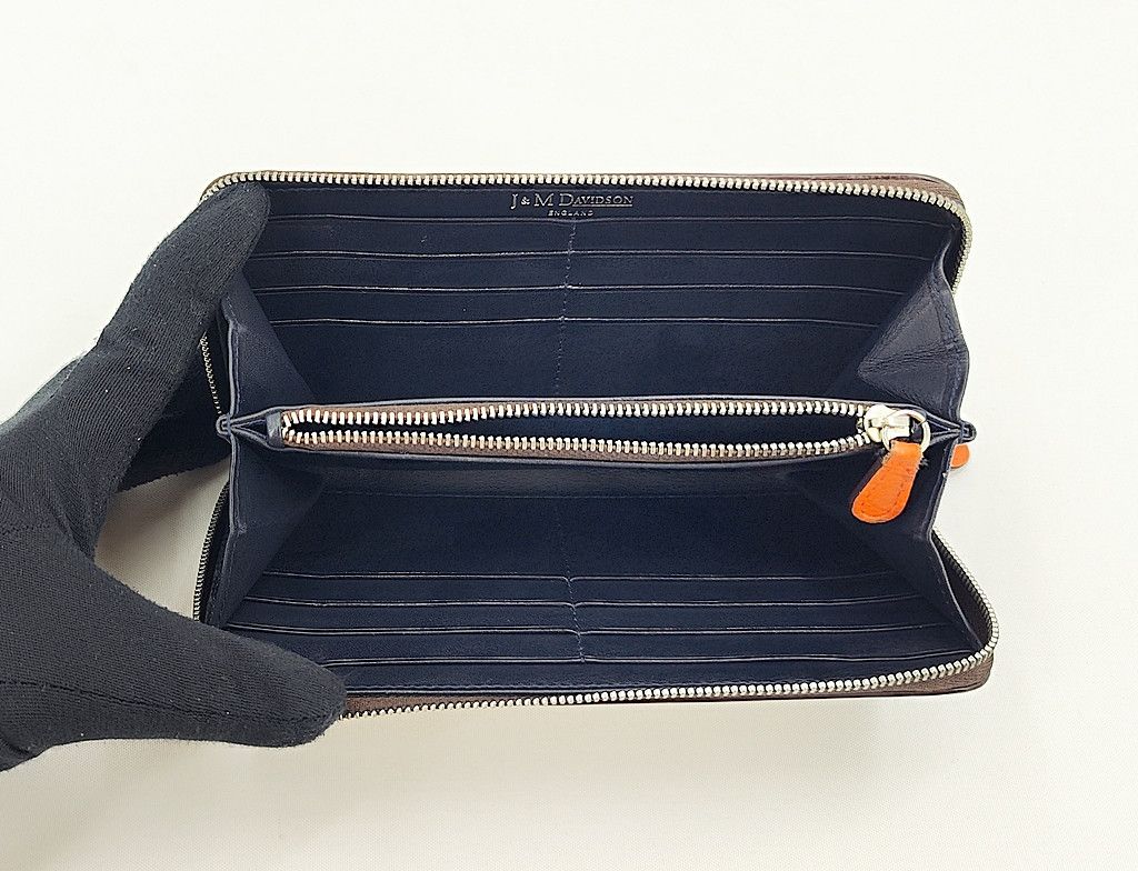 Leather × Other J&M DAVIDSON zip around brown leather wallet Size ONE SIZE - 4 Thumbnail