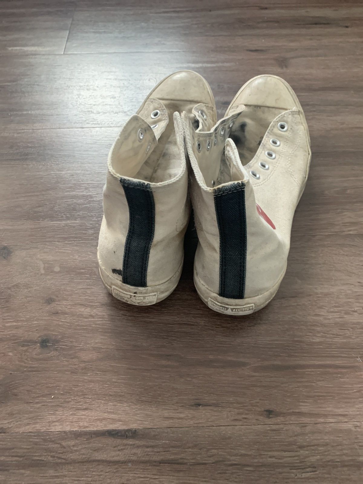 Comme des Garcons PLAY × Converse CDG Play Converse High Tops, Small Hearts, 2014 Size US 9 / EU 42 - 6 Thumbnail
