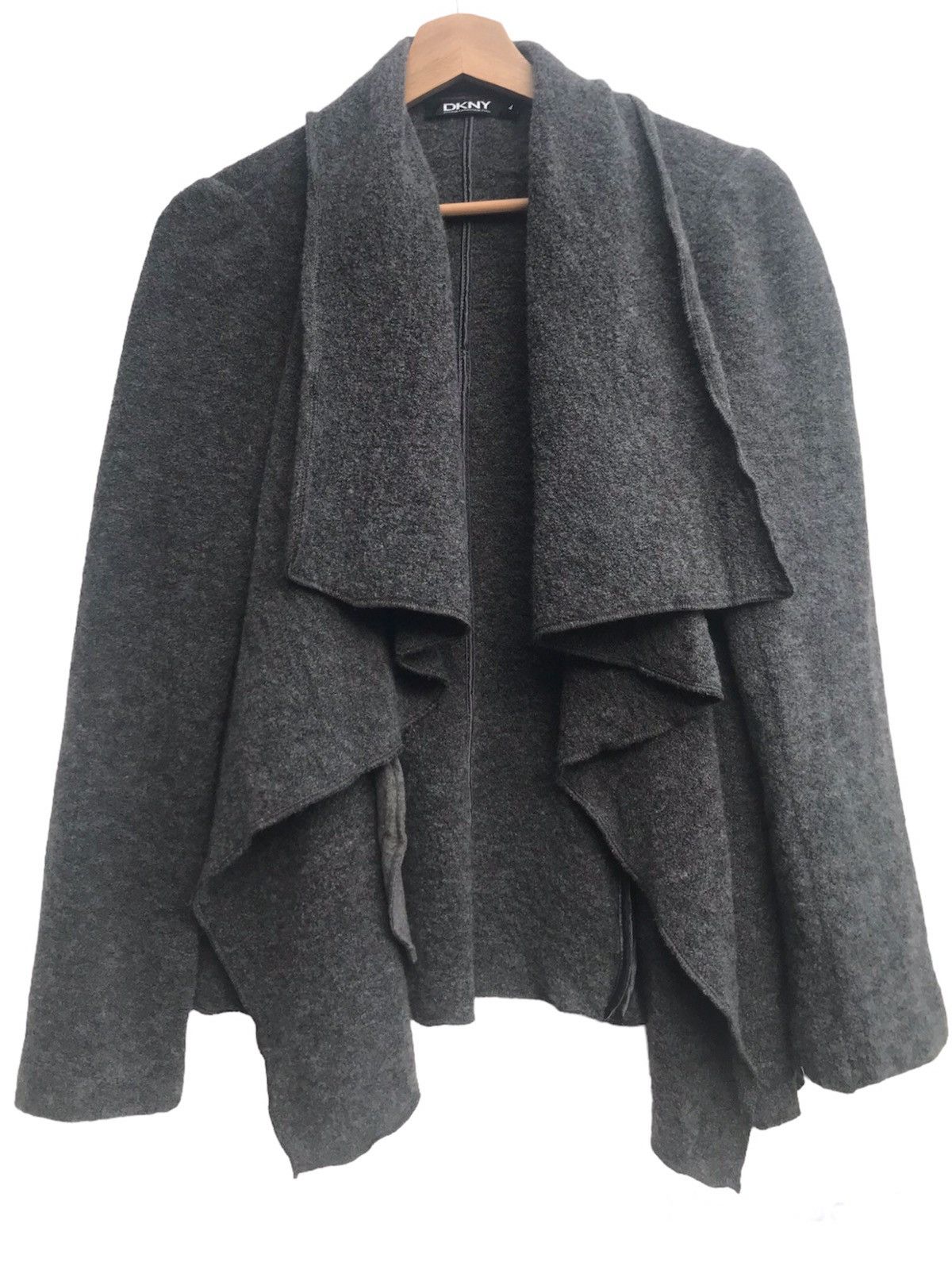 DKNY × Donna Karan DKNY Wool Cardigan Sweater Size S / US 4 / IT 40 - 2 Thumbnail