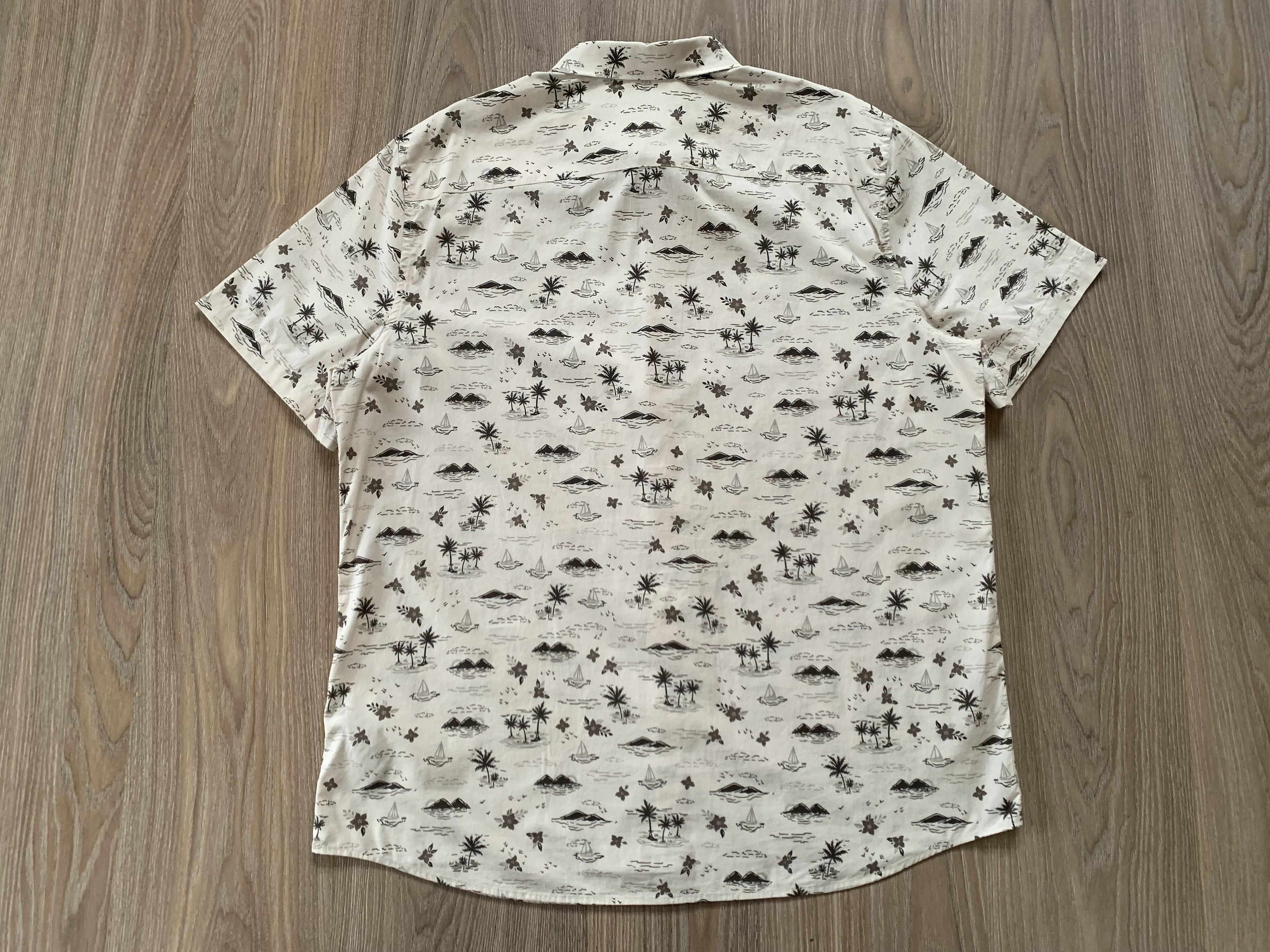 Marks & Spencer Marks & Spencer Cotton Printed Hawaiian Shirt Size US XL / EU 56 / 4 - 3 Thumbnail