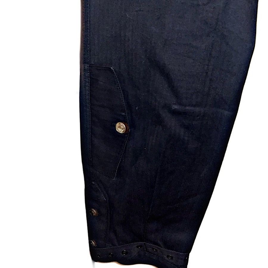 Dior Authentic Christian Dior 04 AW Galliano Black Bondage Denim Size 25" / US 0 / IT 36 - 7 Thumbnail