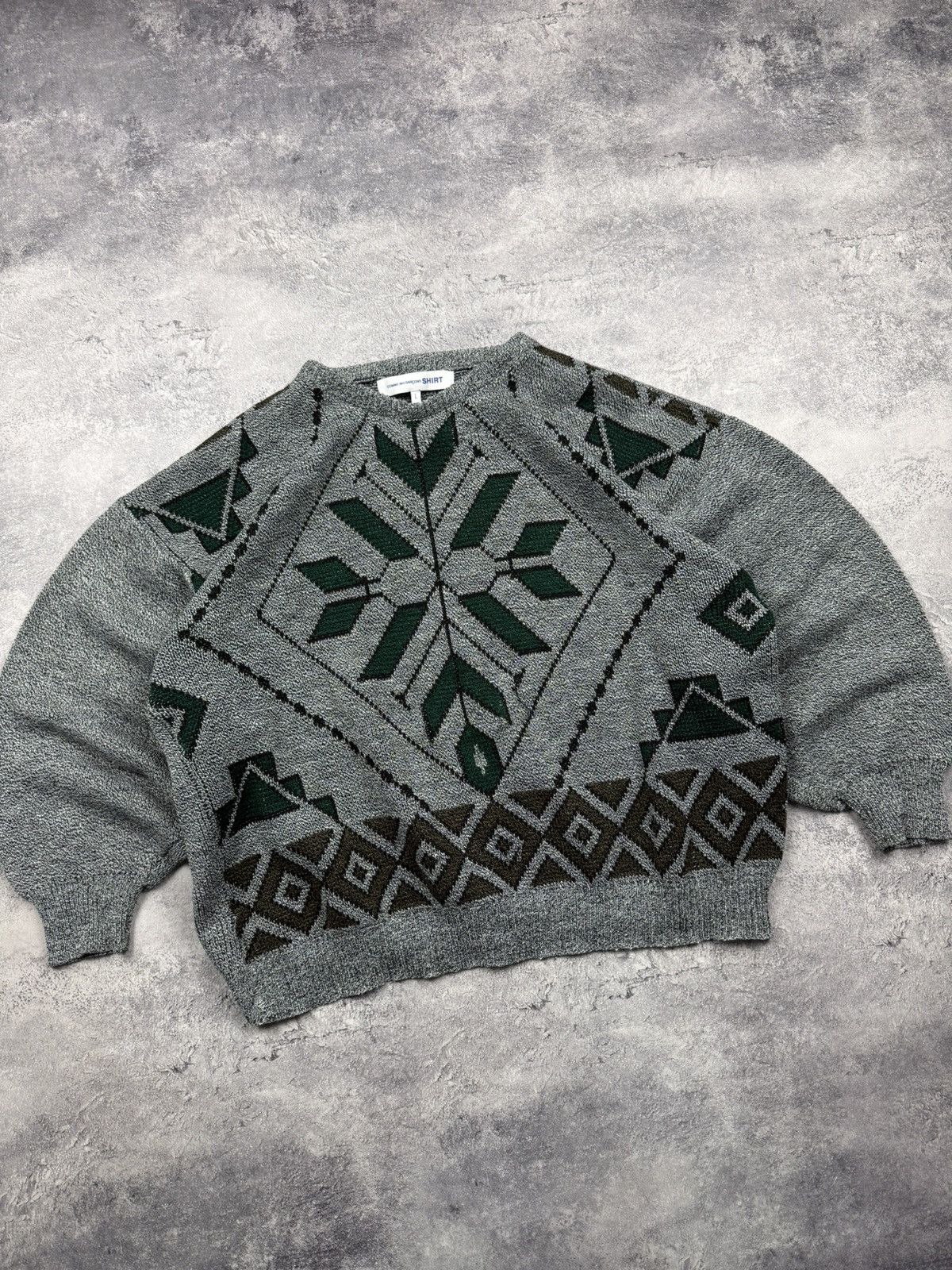 Comme des Garcons SHIRT Comme des Garcons SHIRT Sweater Knit Japanese Brand Size US L / EU 52-54 / 3 - 4 Thumbnail