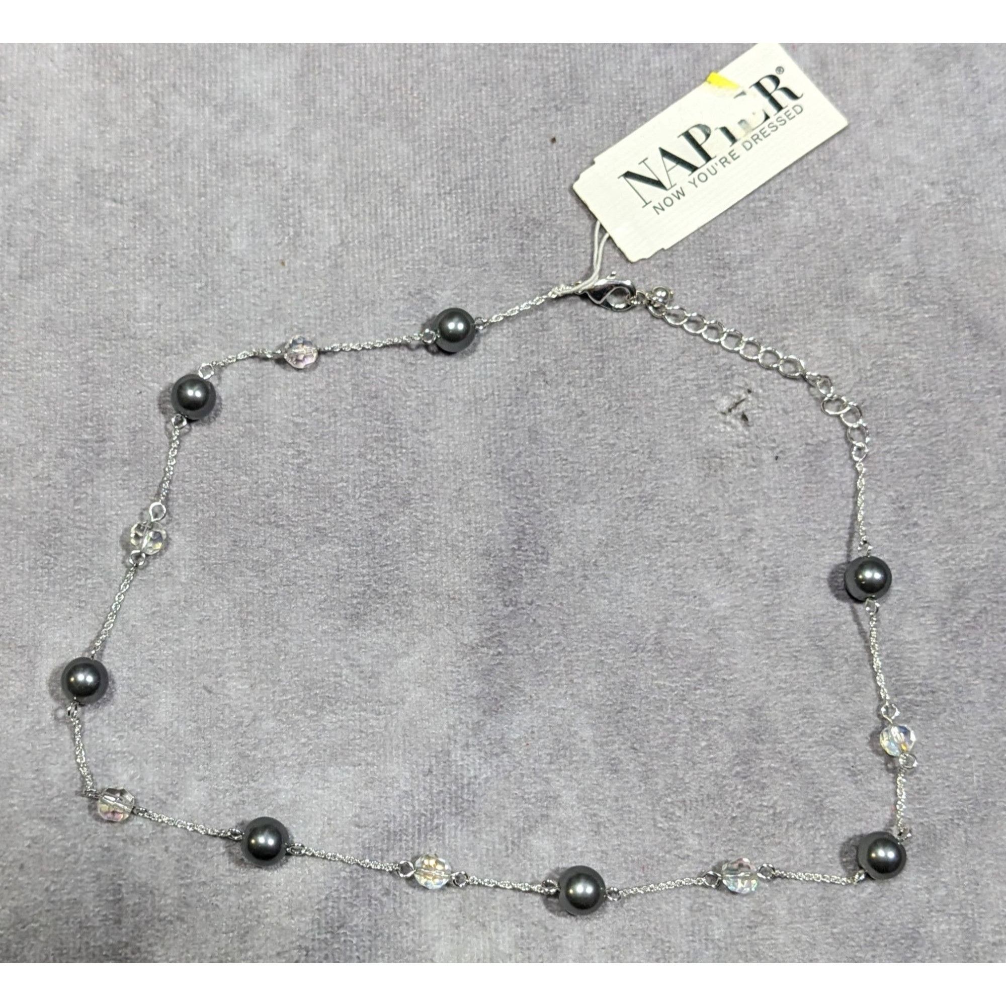 Other Napier Pearl Parfait Silver Tone Station Necklace Size ONE SIZE - 7 Thumbnail