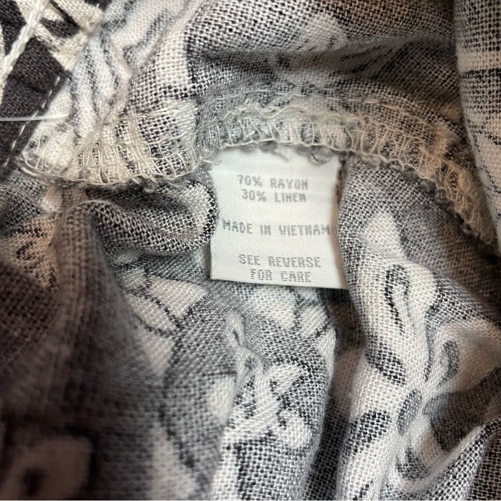 Other New Cali1850 Casual Rayon Linen Pants Size S Size 28" / US 6 / IT 42 - 7 Thumbnail