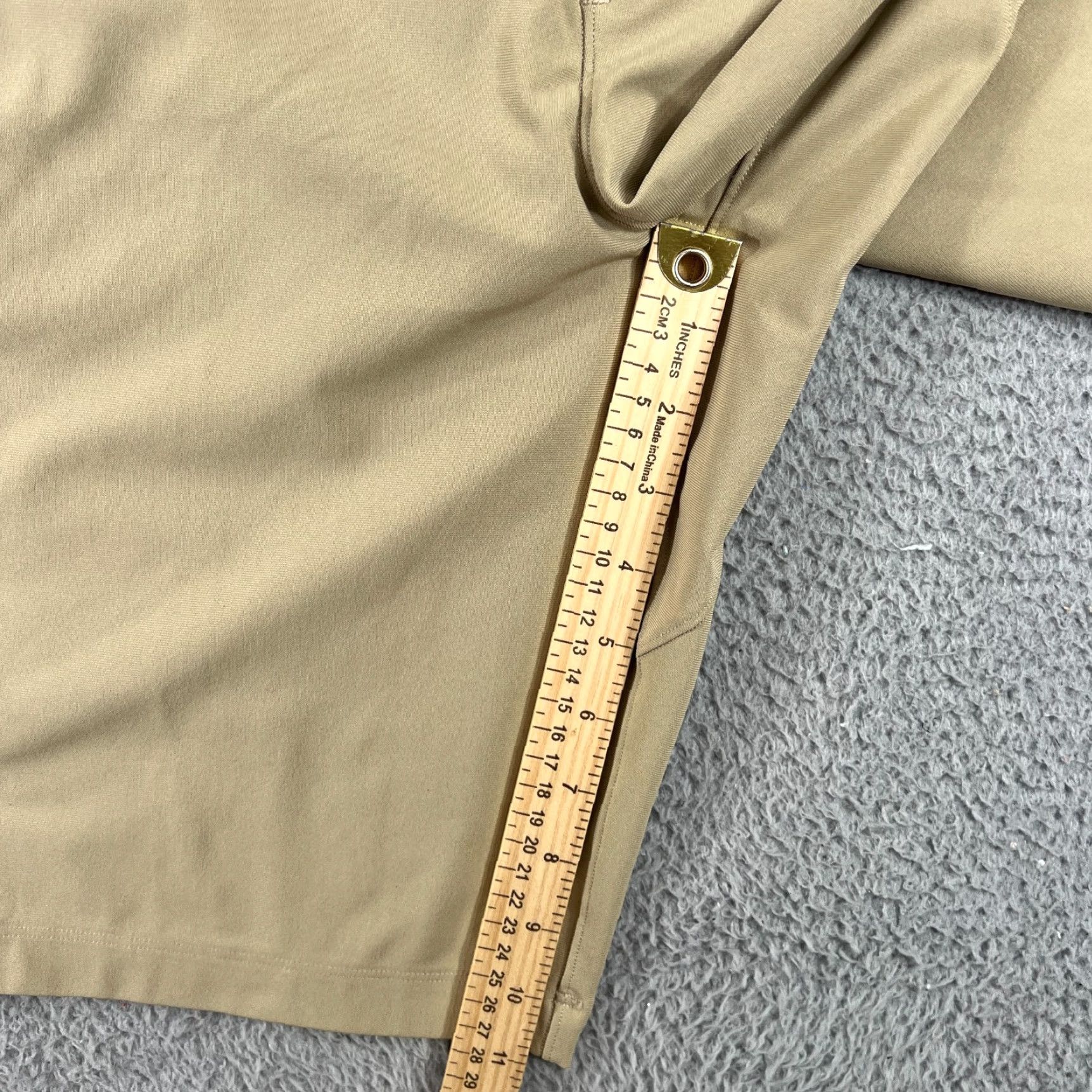 Lululemon Lululemon Commission Shorts Men 32 Tan Warpstreme Golf 11” LM7A83S Size US 32 / EU 48 - 3 Thumbnail