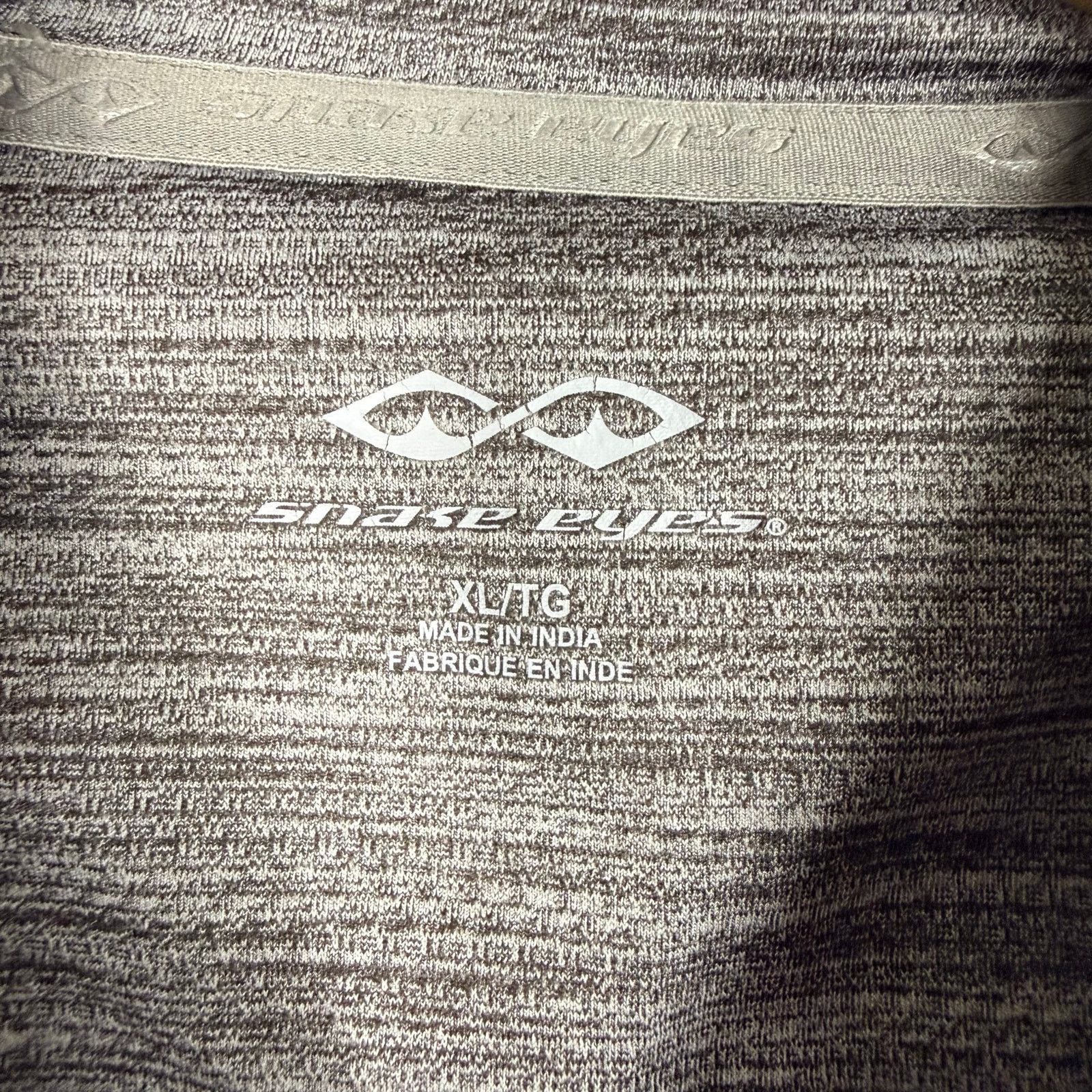 Other Snake Eyes Mock Neck TShirt Long Sleeve Heather Gray Golf XL Size US XL / EU 56 / 4 - 4 Thumbnail