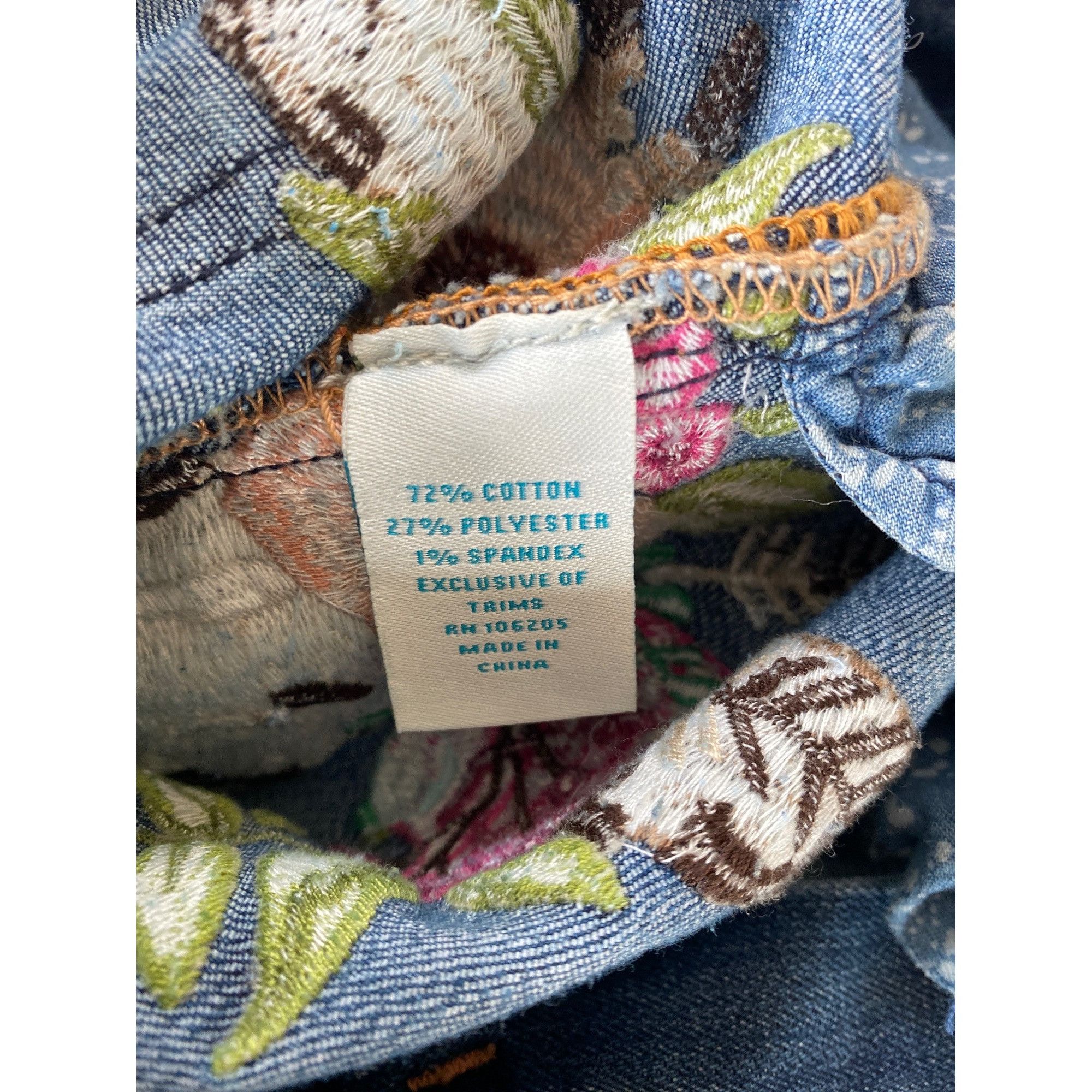 Other Sundance Shorts 27 Embroidered Denim Bermuda Western Rockabi Size 27" / US 4 / IT 40 - 10 Thumbnail