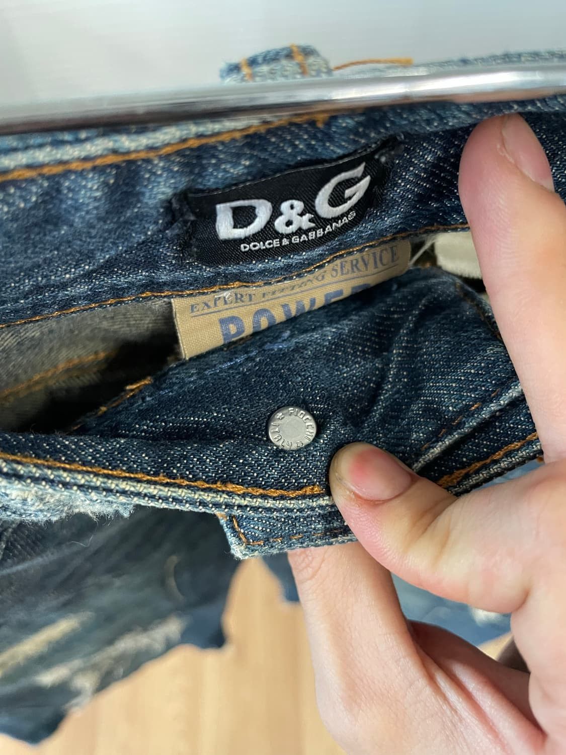 Dolce & Gabbana patchwork denim shorts