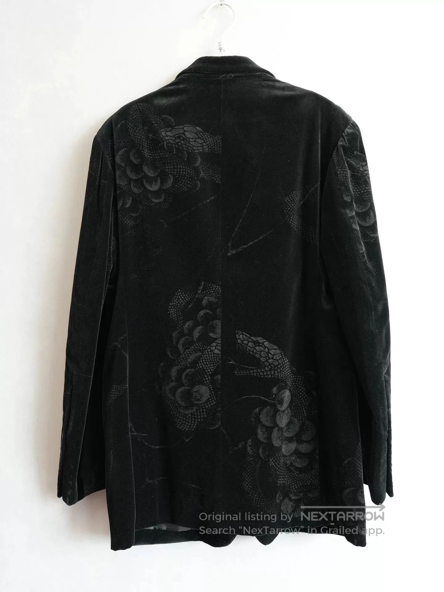 Yohji Yamamoto yohji yamamoto velvet jacket with grapes design. Size US M / EU 48-50 / 2 - 2 Thumbnail