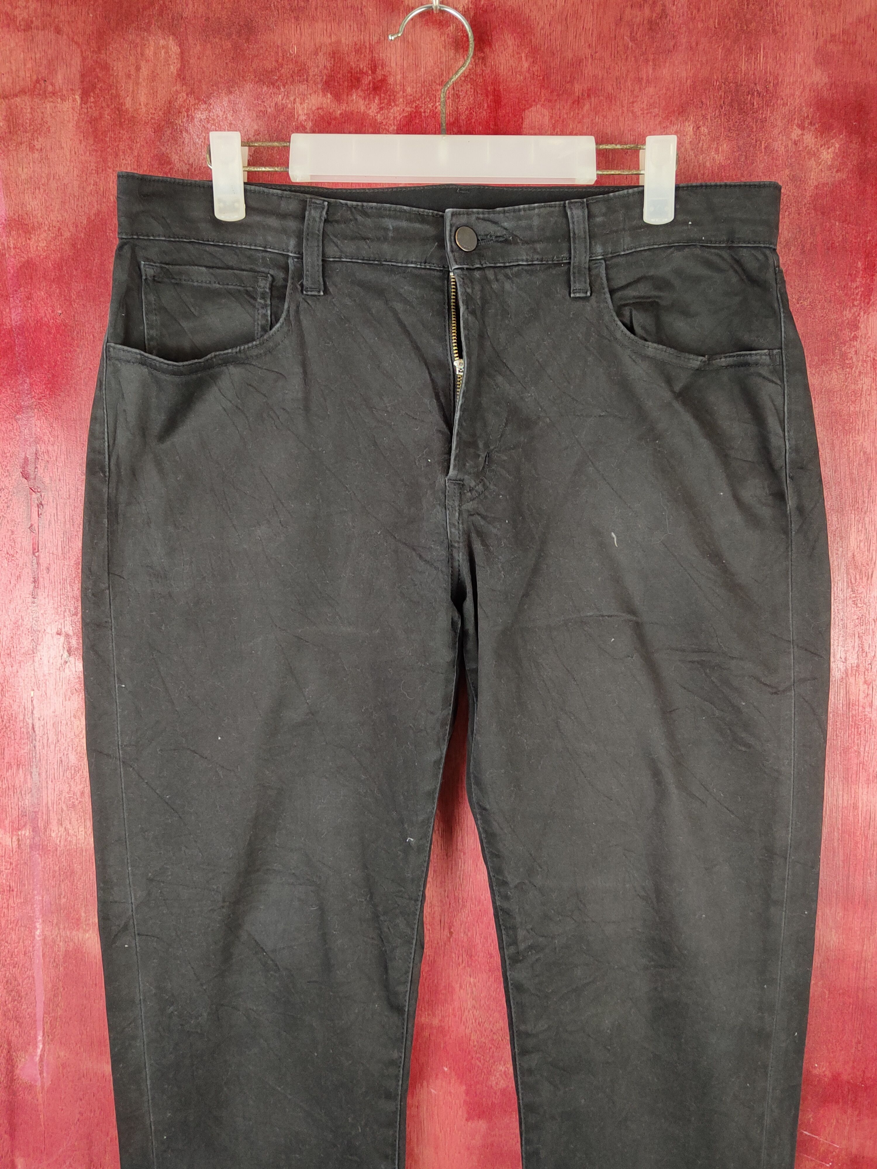 Japanese Brand × Uniqlo Uniqlo Black Multipocket Skinny Pants #S1406 Size US 34 / EU 50 - 2 Thumbnail