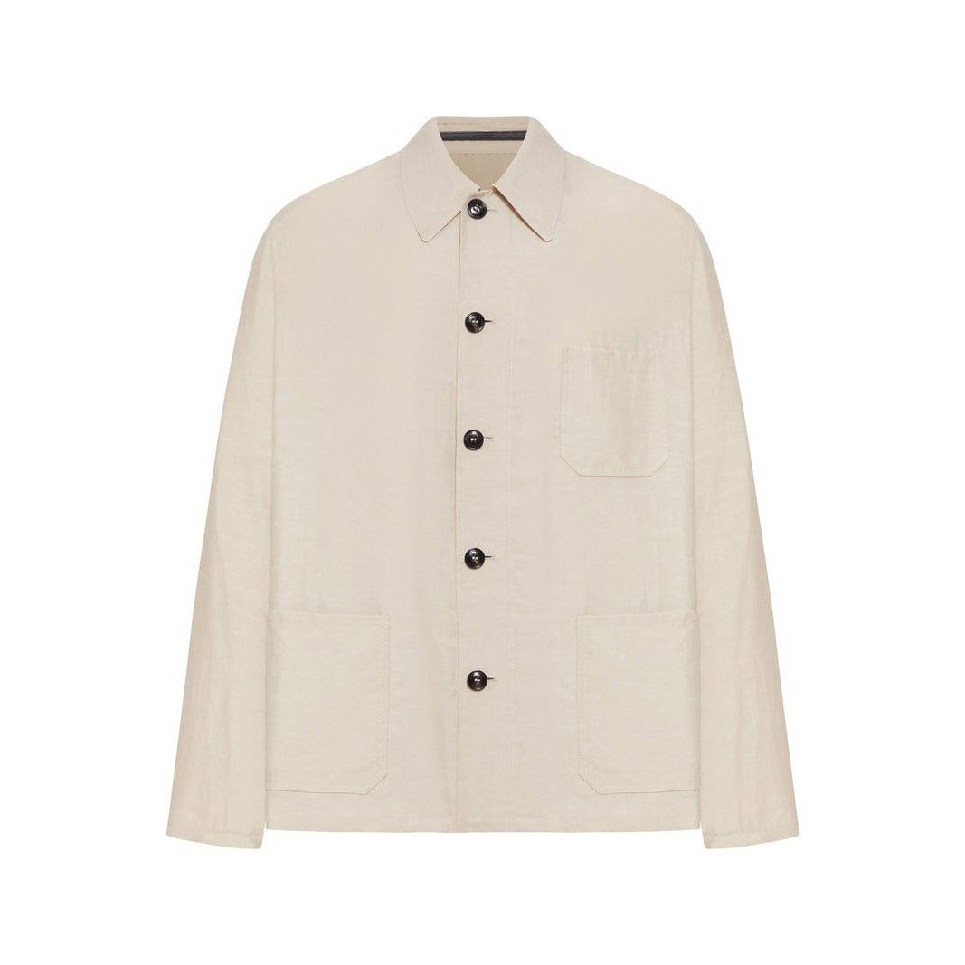 Giorgio Armani Giorgio Armani String Linen Blouson New & Authentic (Men's s Size US XL / EU 56 / 4 - 1 Thumbnail