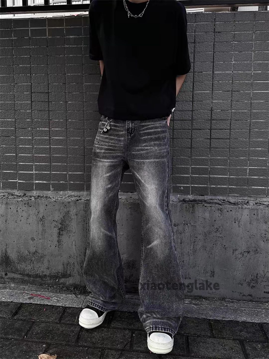 Jean × Vintage washed faded cleanfit yuppie bootcut punk flared jeans Size US 28 / EU 44 - 5 Thumbnail