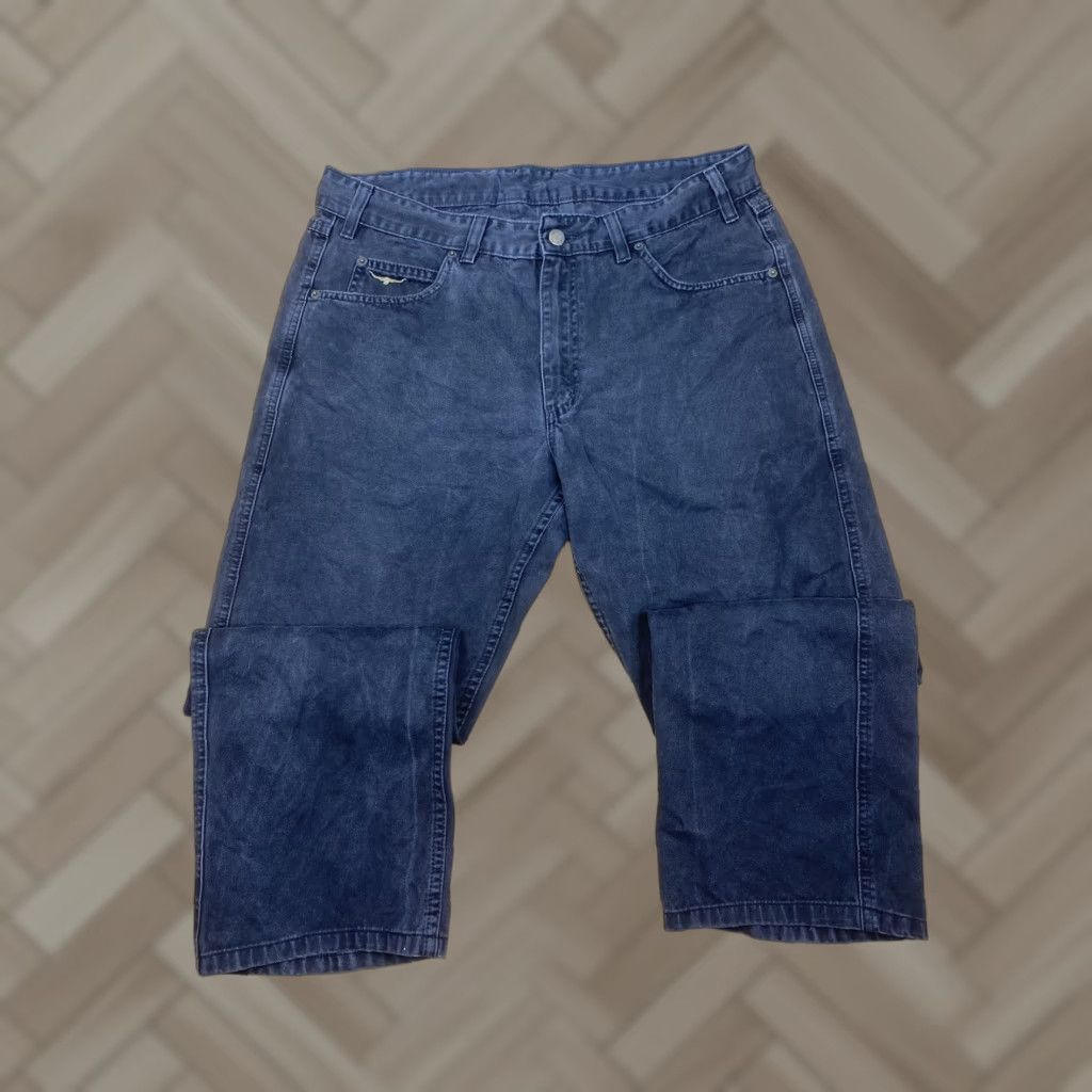 Vintage RM Williams Denim Jeans Mens 34x26 Black Denim Straight Jeans 7288 Regular Men Size US 34 / EU 50 - 1 Thumbnail