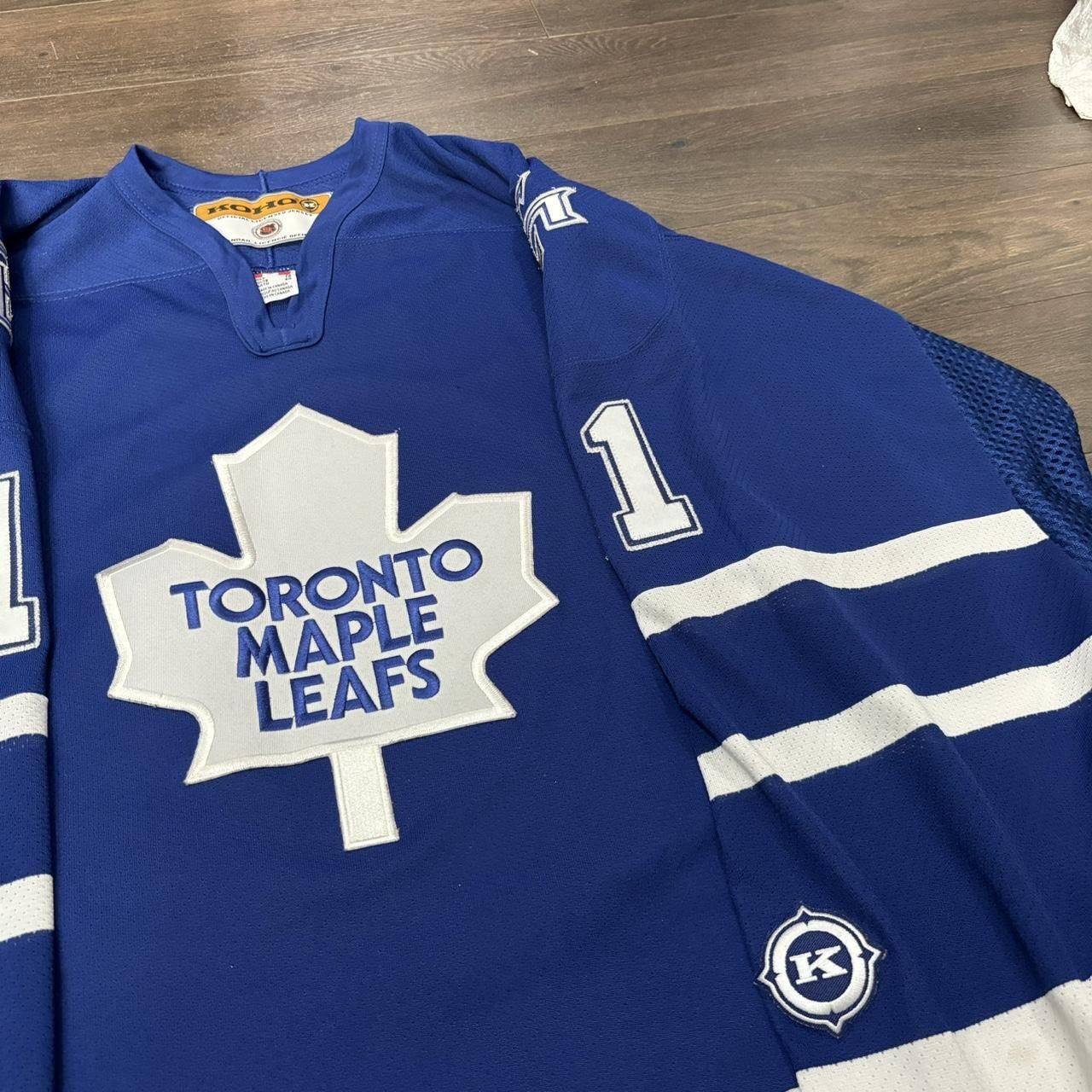 image of Nhl x Vintage Toronto Maple Leafs Owen Nolan Hockey Jersey XL Koho in Blue, Men's