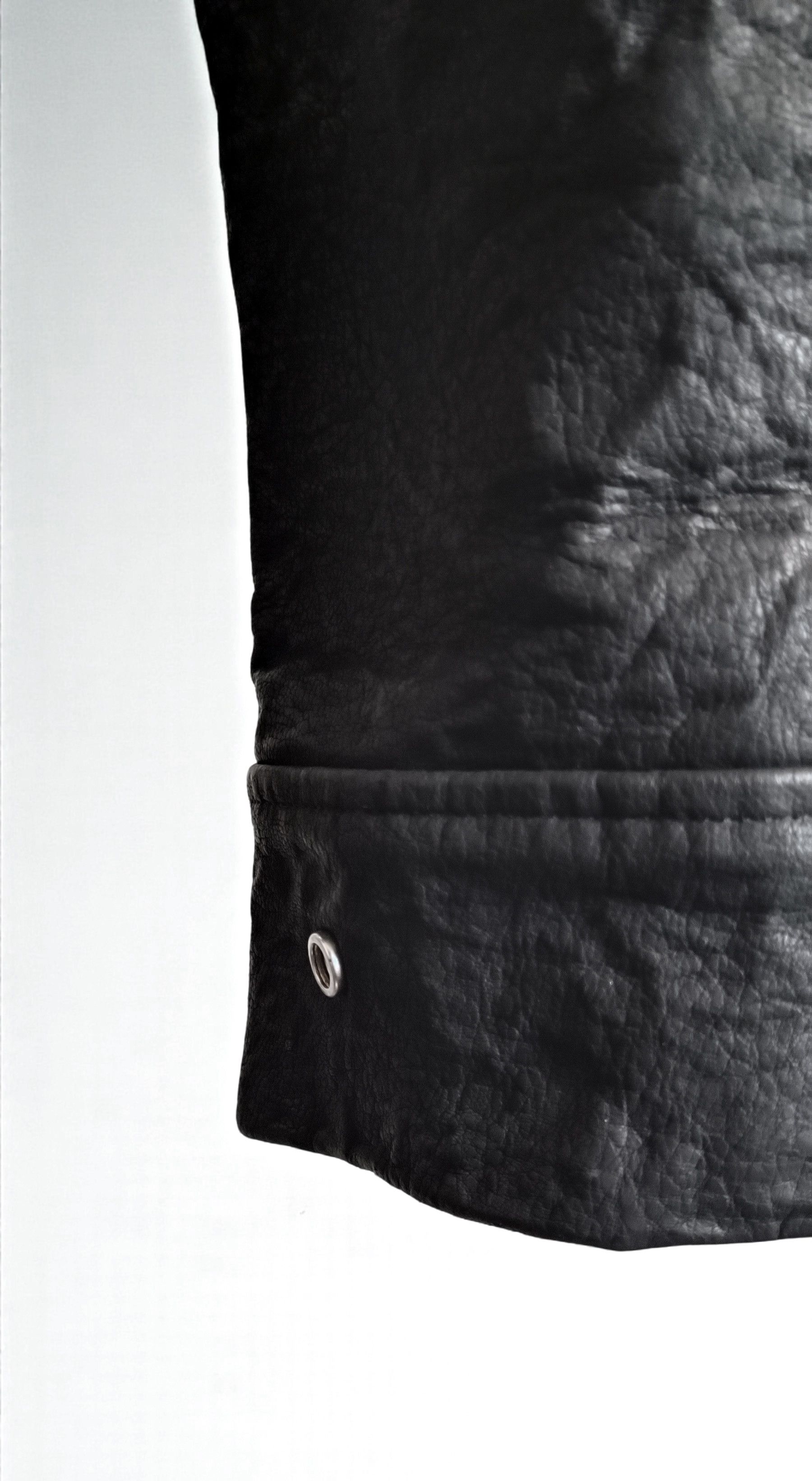 Heliot Emil HELIOT EMIL AW23 Stiff Leather Jacket Black Size XS / US 0-2 / IT 36-38 - 15 Thumbnail