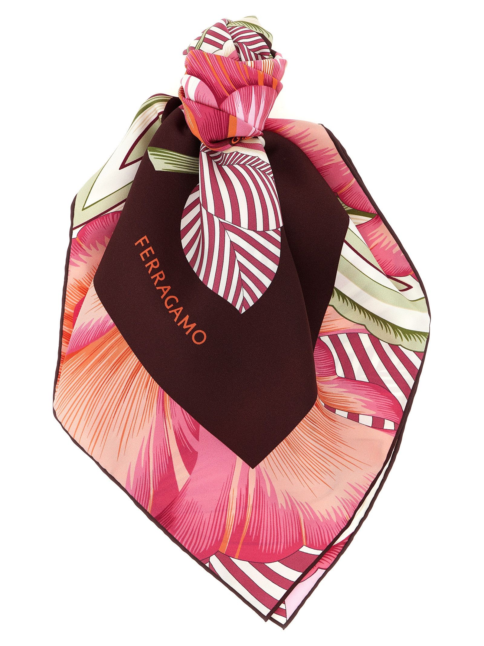 Salvatore Ferragamo 'Brezza' Print Scarf Size ONE SIZE - 1 Thumbnail