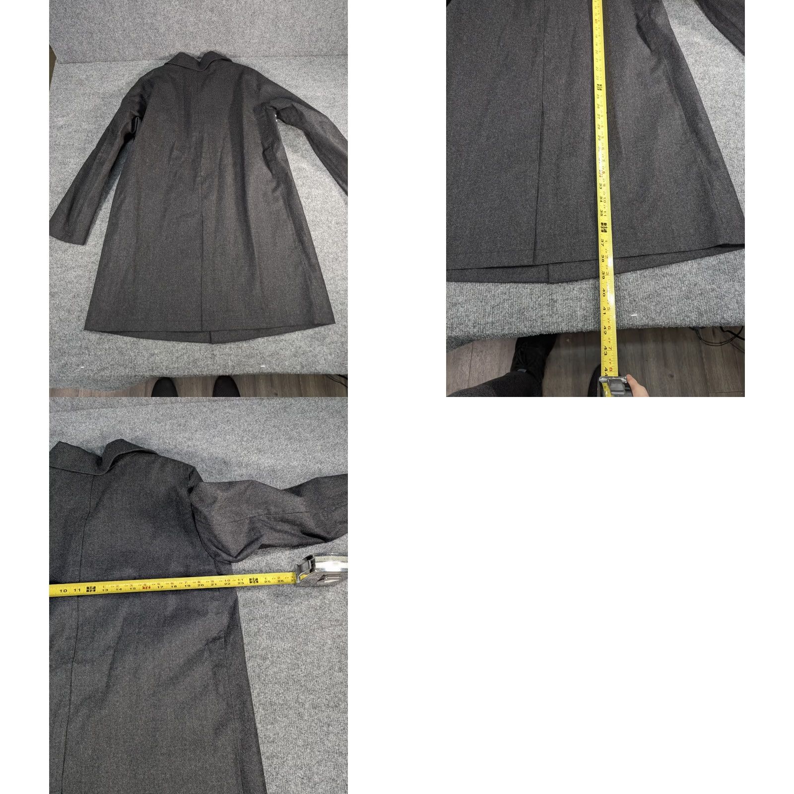 J.Crew J.CREW Mackintosh Dunkeld Coat Gray Rain Trench Jacket Sz. M Men Wool Regular Flawless Condition Size US M / EU 48-50 / 2 - 8 Thumbnail