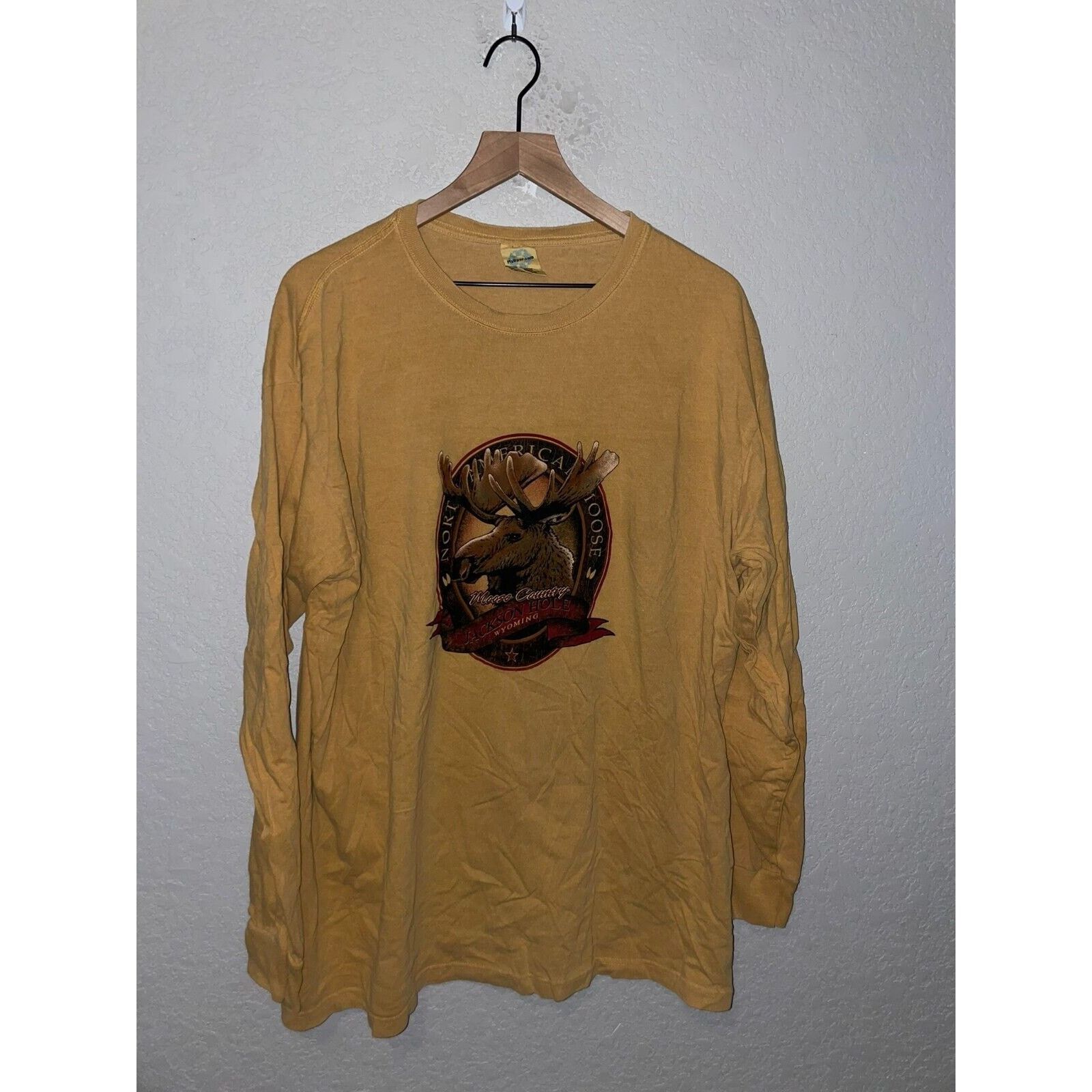 Vintage Vintage Moose Shirt North American Animal Jackson Hole 90s Size US XL / EU 56 / 4 - 1 Thumbnail