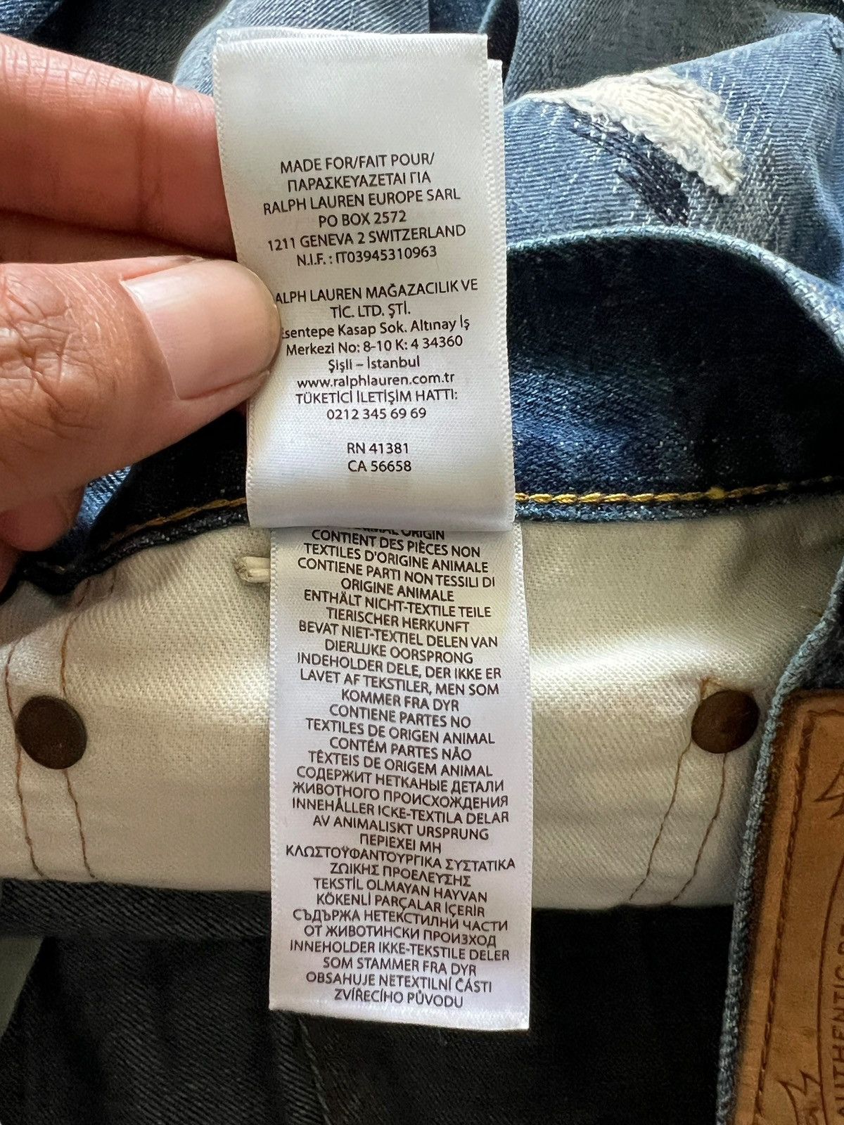 Polo Ralph Lauren Polo Ralph Lauren ‘The Sullivan Slim” Distressed Jeans Size US 36 / EU 52 - 16 Thumbnail