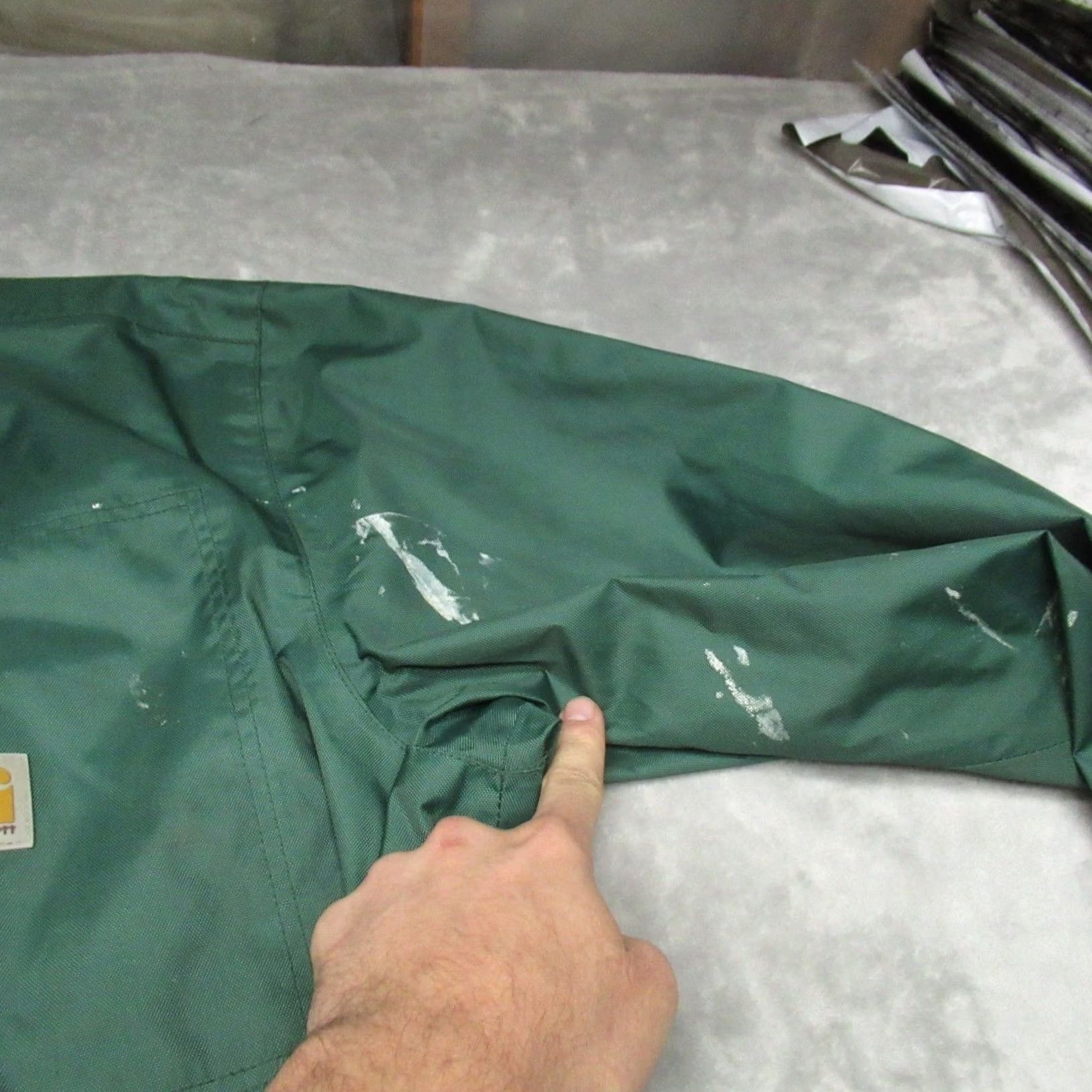 Carhartt Carhartt Jacket Mens Medium Green Storm Defender Loose Fit Hooded Work Size US M / EU 48-50 / 2 - 5 Thumbnail