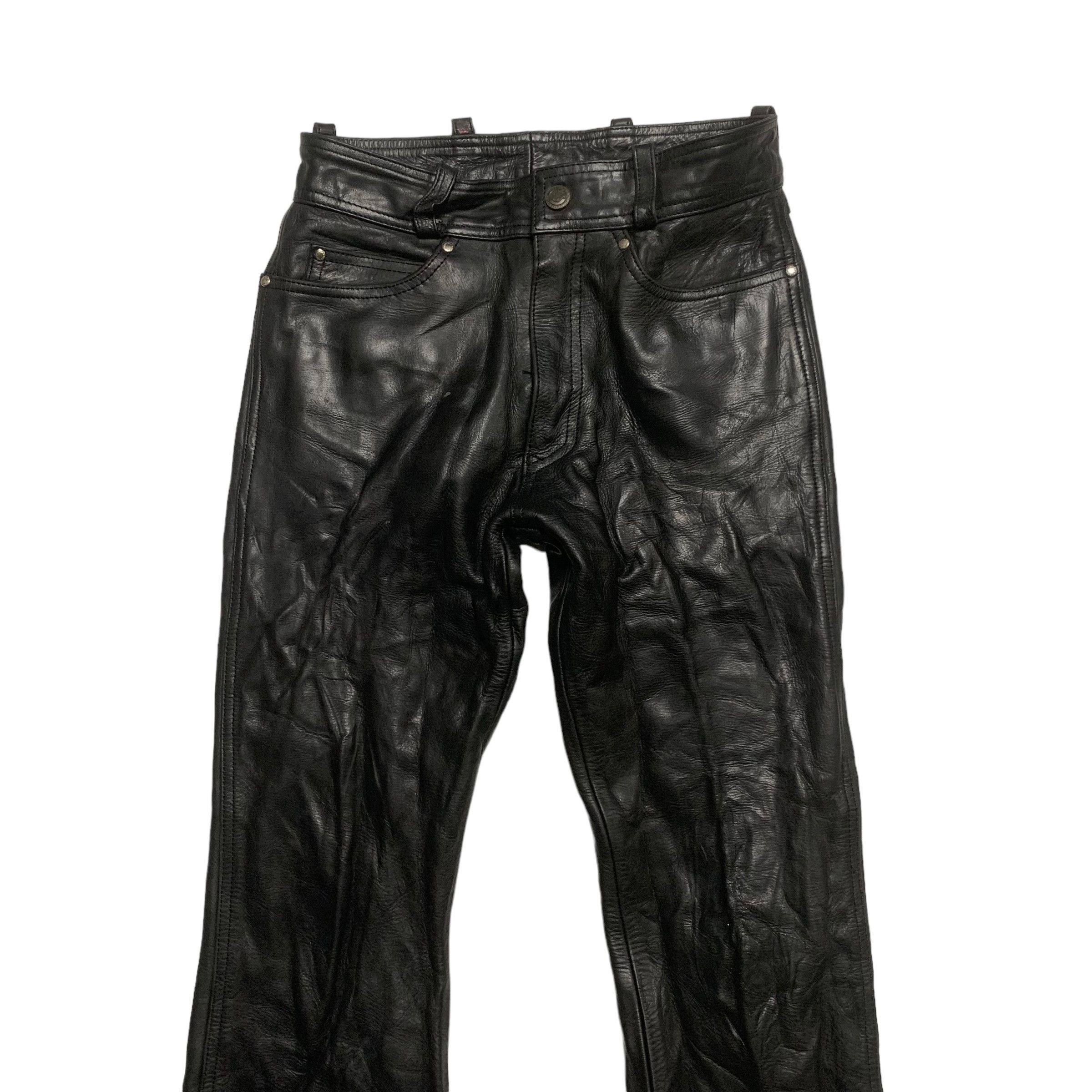 Harley Davidson Vintage Harley Davidson Biker Leather Jacket Size US 28 / EU 44 - 3 Thumbnail