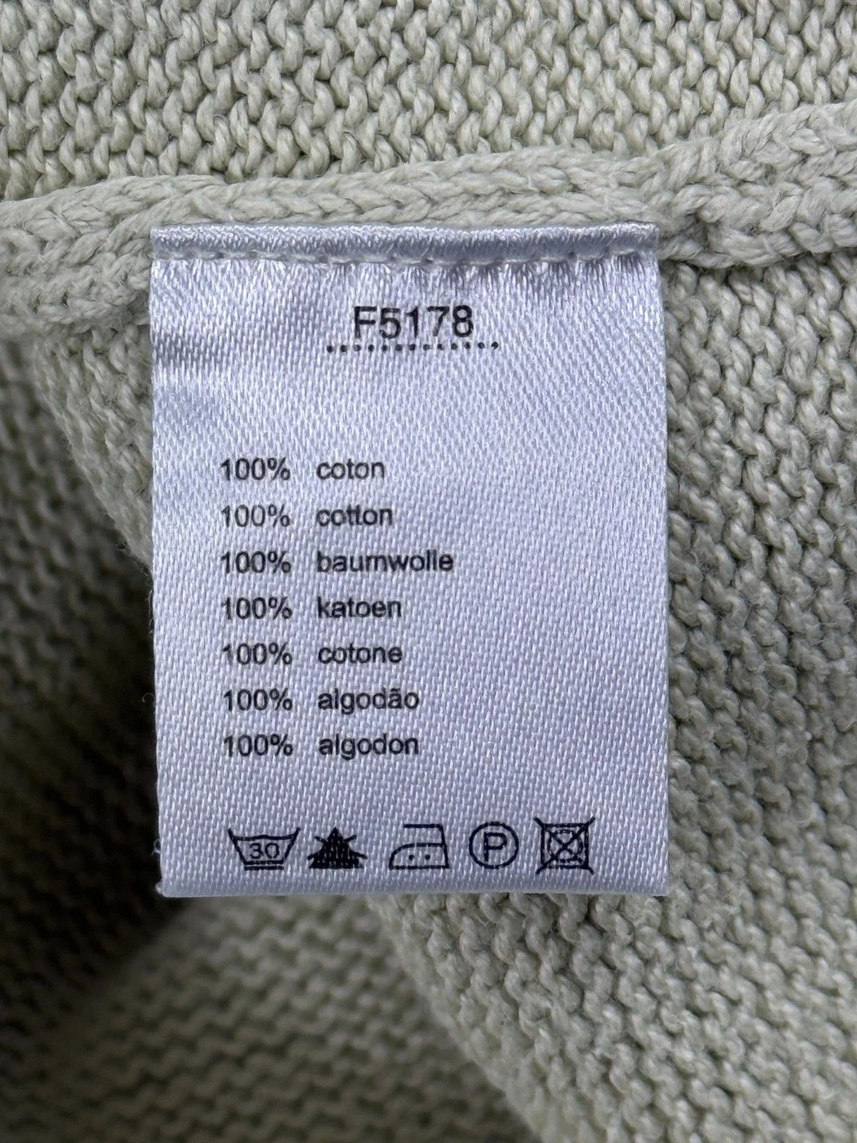 Lacoste Vintage Lacoste Light Green Logo Knit Crewneck Sweater Size US XXL / EU 58 / 5 - 5 Thumbnail
