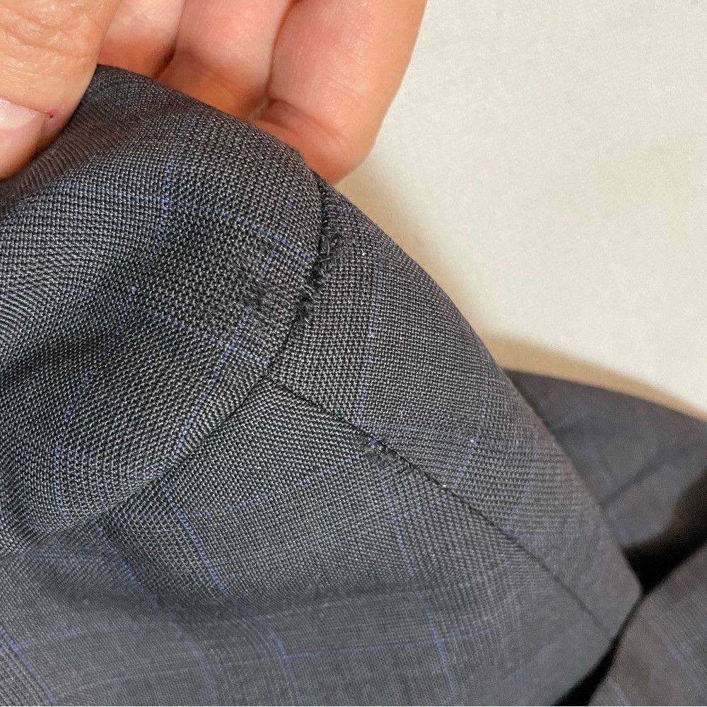 Ralph Lauren Ralph Lauren Vintage Wool Dark Grey Suit Jacket Size 40R Size 40R - 8 Thumbnail