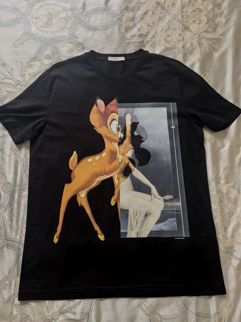 Givenchy Givenchy Bambi Print T-Shirt, Size L Size US L / EU 52-54 / 3 - 2 Thumbnail