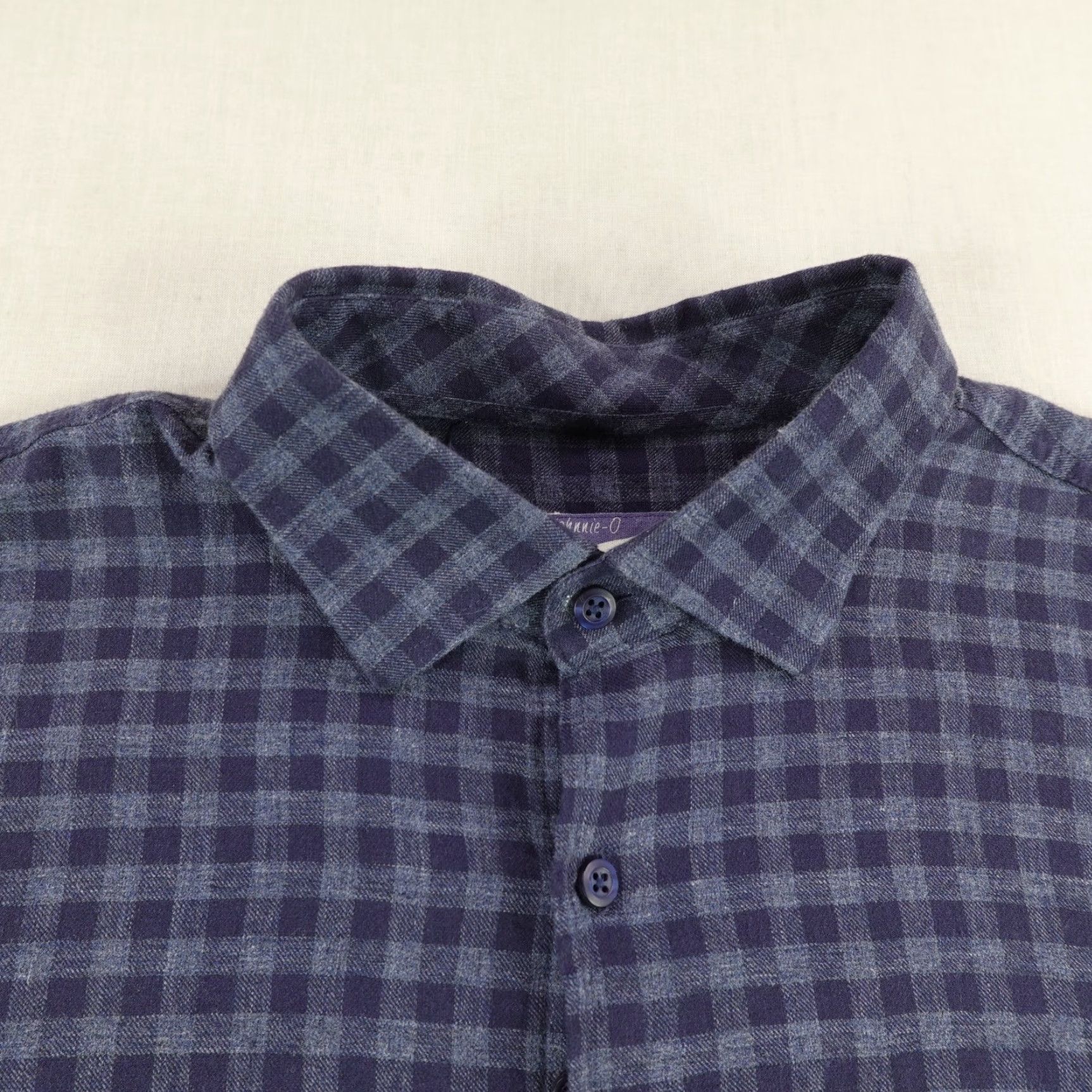 johnnie-O JOHNNIE O Flannel Shirt Mens XL Blue Plaid Long Sleeve Button-Up Outdoor Beach Preppy Size US XL / EU 56 / 4 - 2 Thumbnail