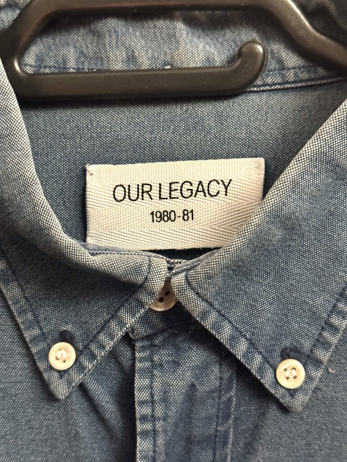 Our Legacy our legacy blue denim shirt M used Size US M / EU 48-50 / 2 - 2 Thumbnail