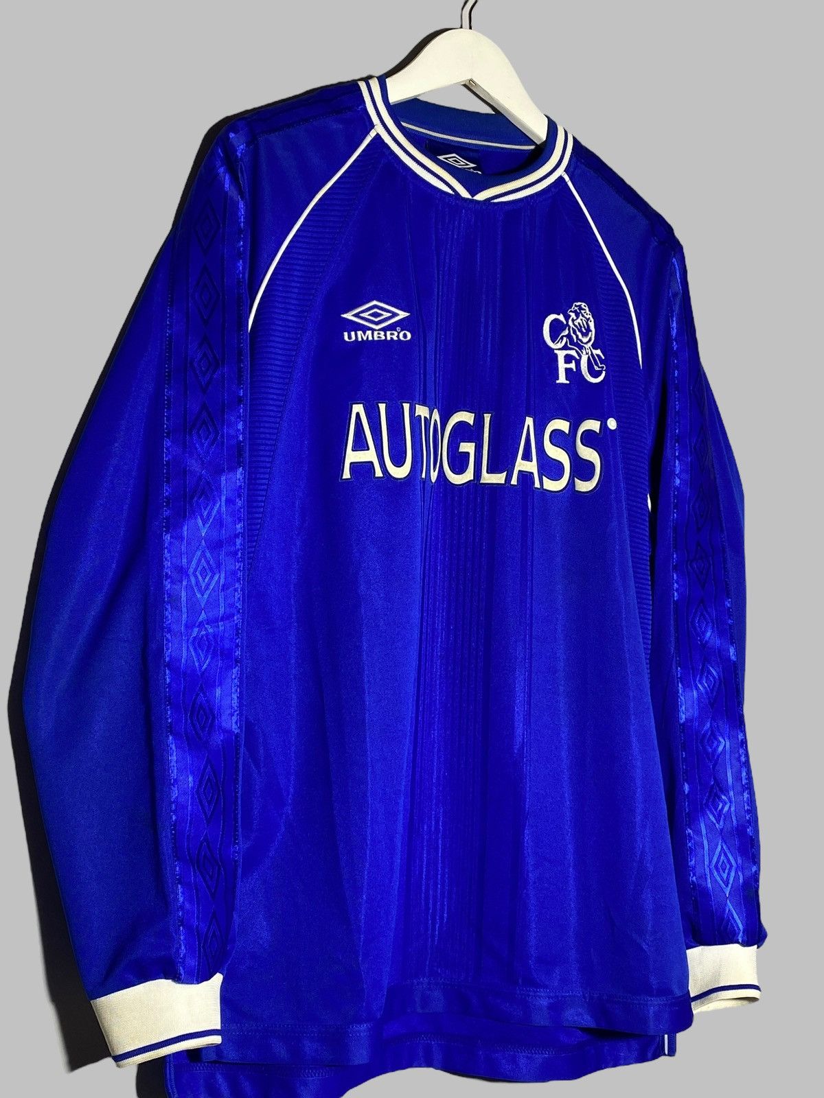 Umbro 🔥 00s CHELSEA ADIDAS JERSEY VINTAGE RARE STAMFORD BRIDGE Size US L / EU 52-54 / 3 - 3 Thumbnail