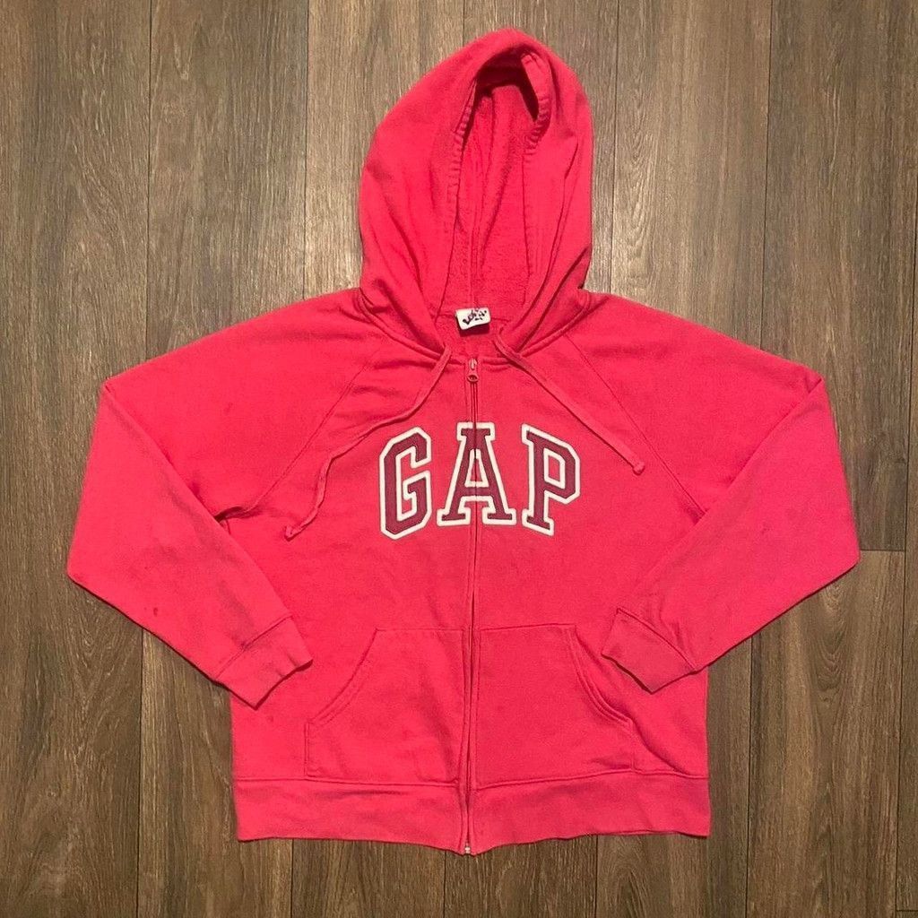 Gap Gap pink Y2K zip up hoodie size M #gap #outerwear #jacket Size M / US 6-8 / IT 42-44 - 1 Thumbnail