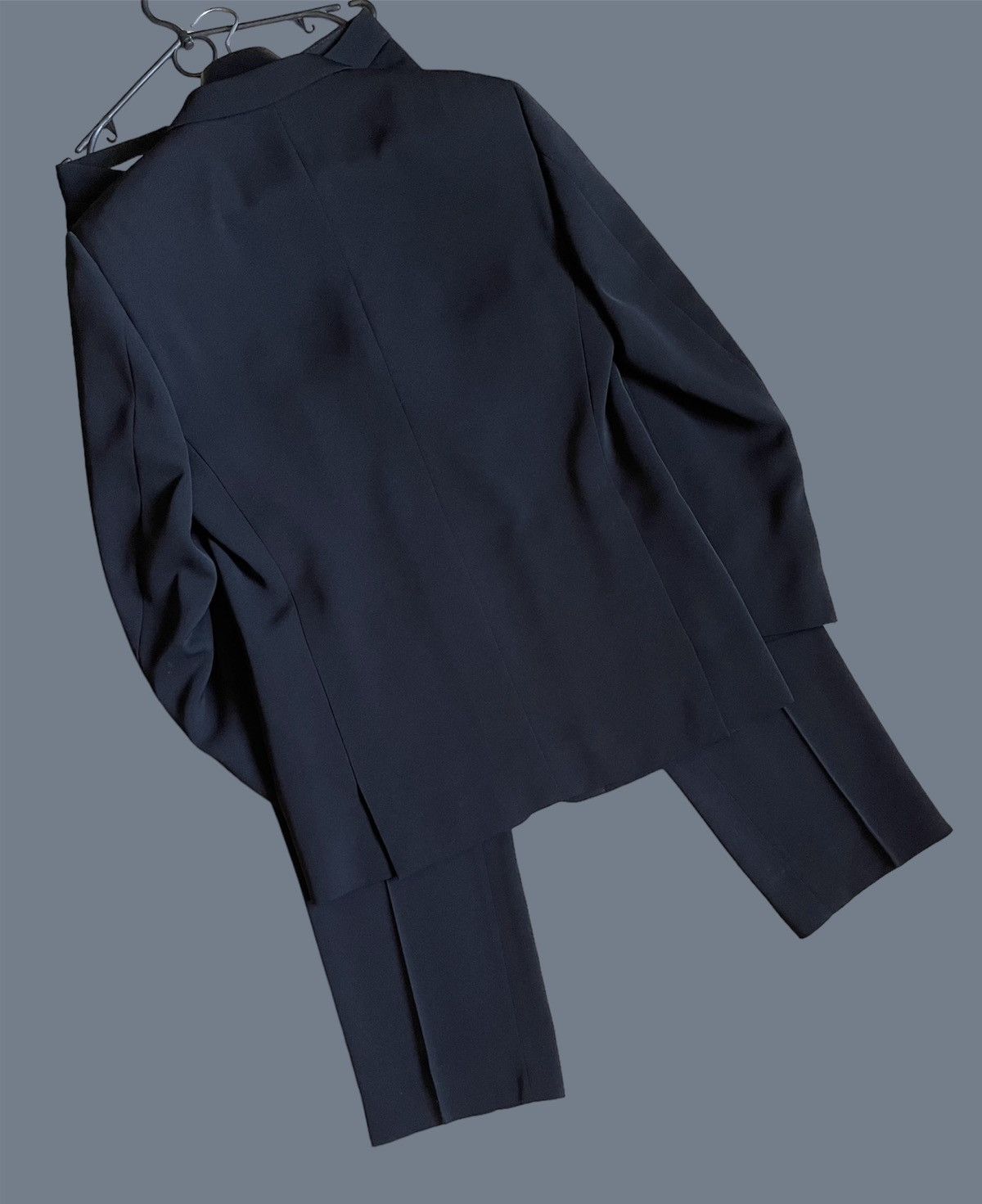 Versace × Vintage 90’s Versace classic black suit vintage Size 50R - 7 Thumbnail