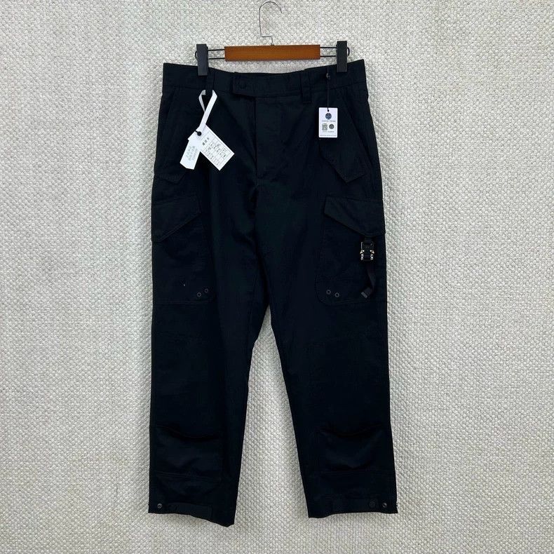 Dior Dior Black side pocket workwear pants Size US 32 / EU 48 - 1 Thumbnail