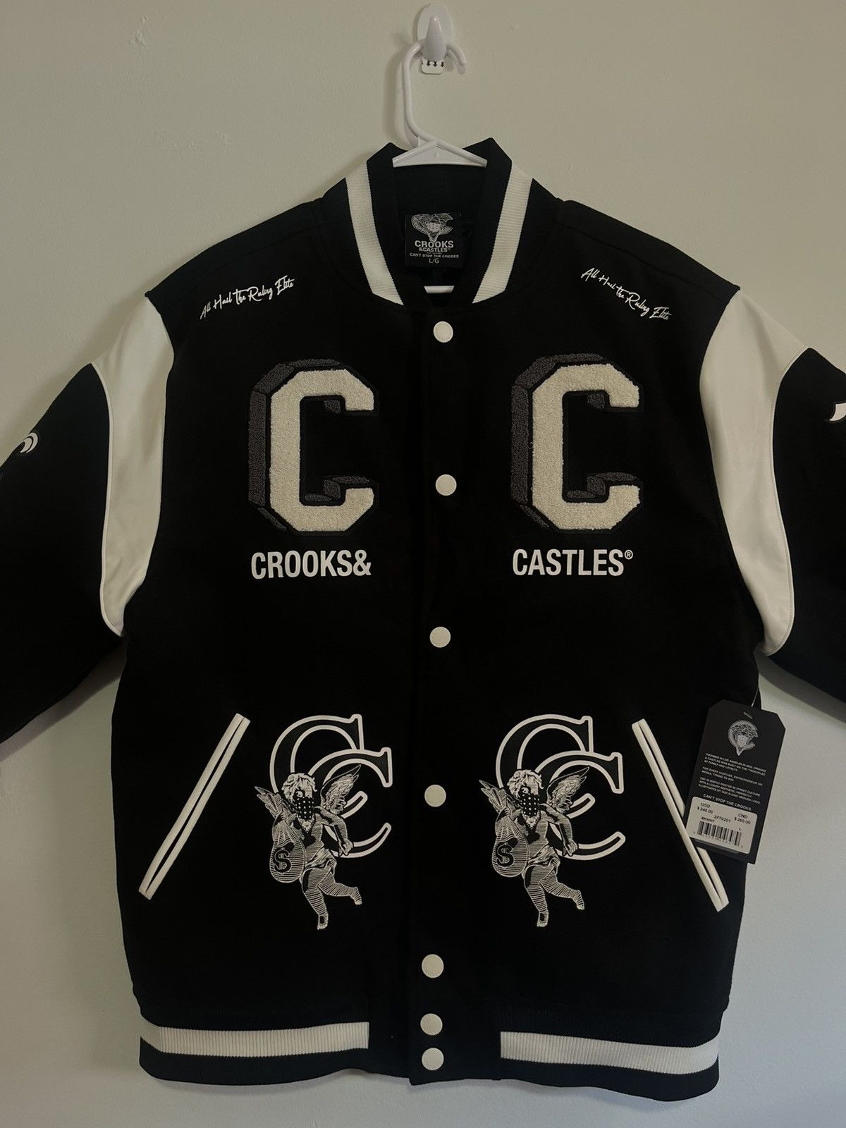 Crooks & Castles Crooks & Castles Letterman Varsity Jacket Men’s Msrp $250 Size US L / EU 52-54 / 3 - 4 Thumbnail