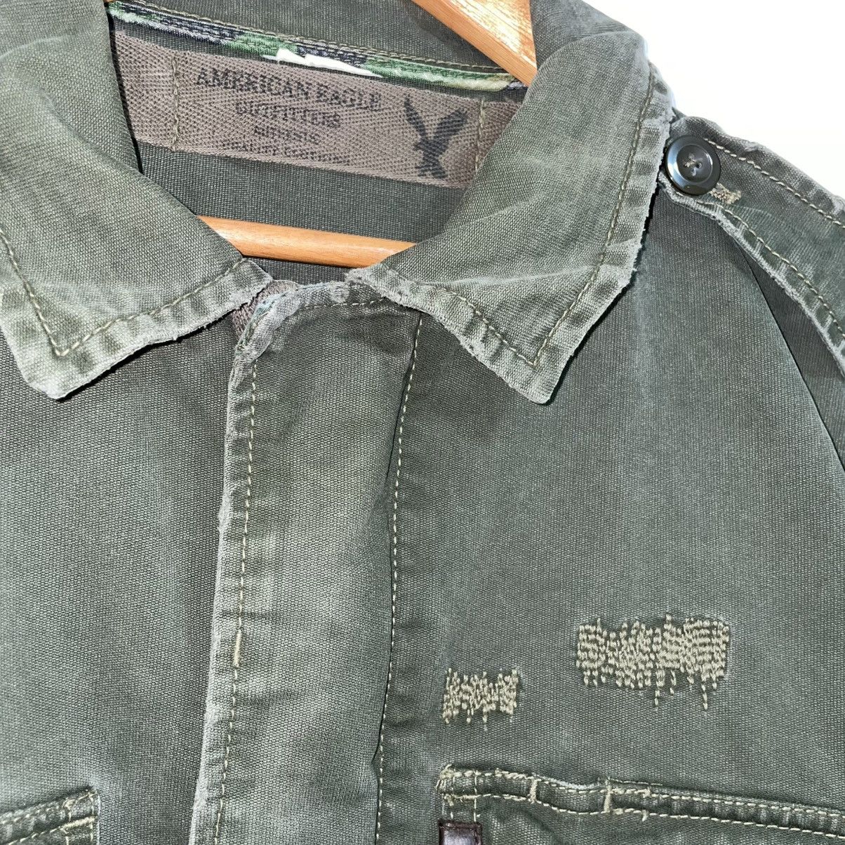 American Eagle Outfitters American Eagle Heavy Military Jacket Size US L / EU 52-54 / 3 - 4 Thumbnail