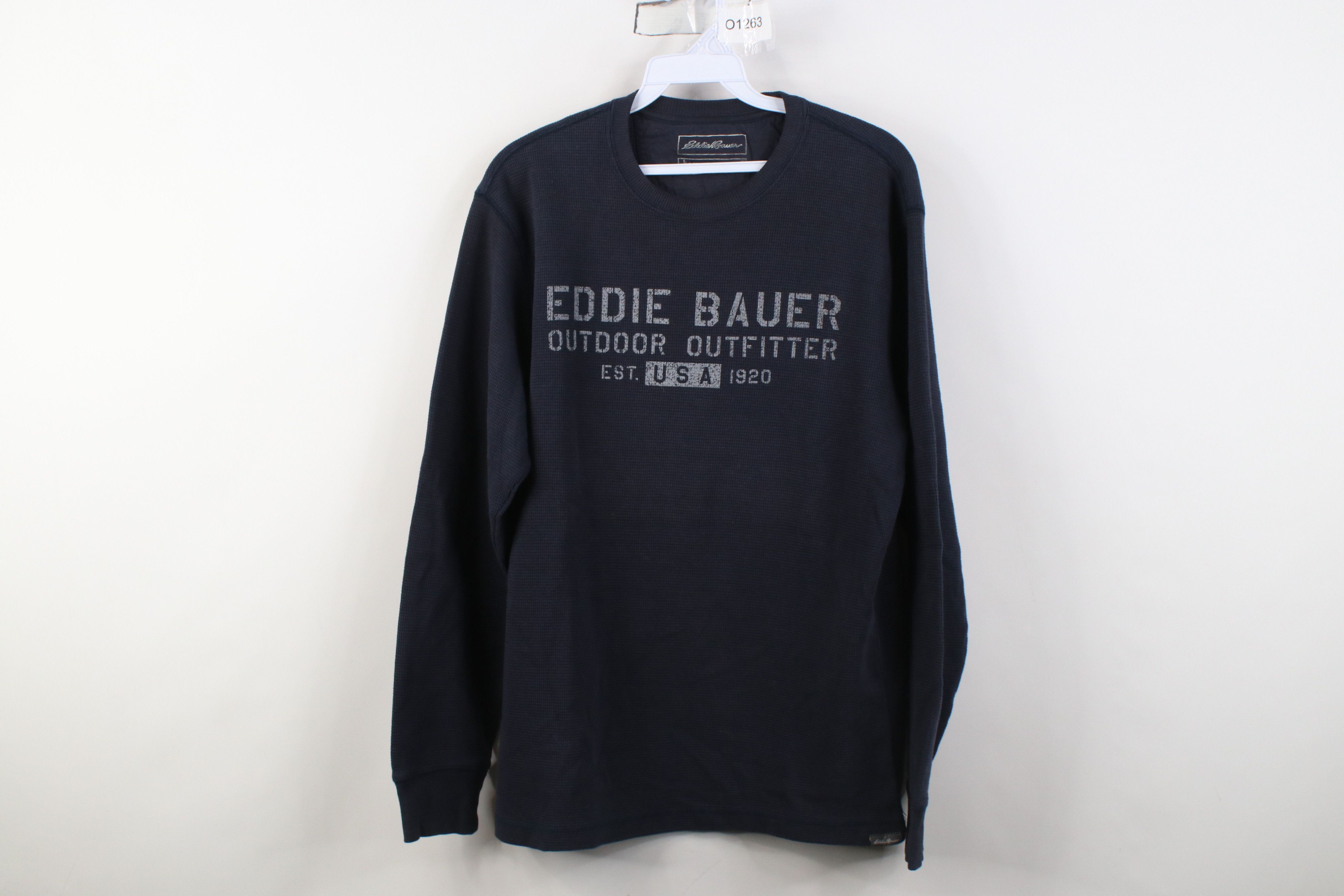 Eddie Bauer Vintage Eddie Bauer Thermal Waffle Knit Long Sleeve T-Shirt Size US M / EU 48-50 / 2 - 1 Thumbnail