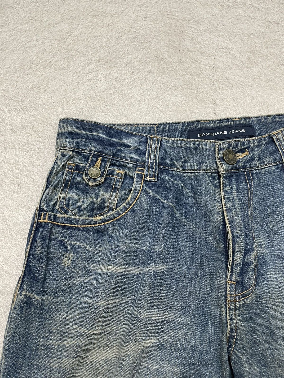 Japanese Brand 2000s Diesel Mudwash Denim Loose Fit Y2K Hysteric Size US 31 - 4 Thumbnail