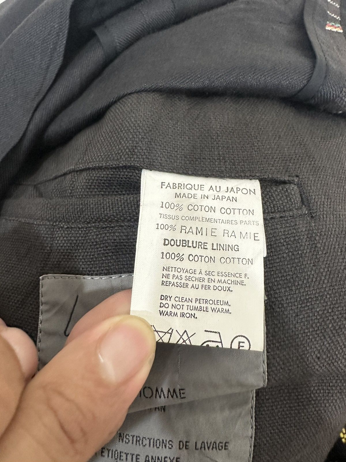 Yohji Yamamoto Rare Yohji Yamomoto Pour Homme SS92 Ethnic Embroidery Jacket Size US S / EU 44-46 / 1 - 5 Thumbnail