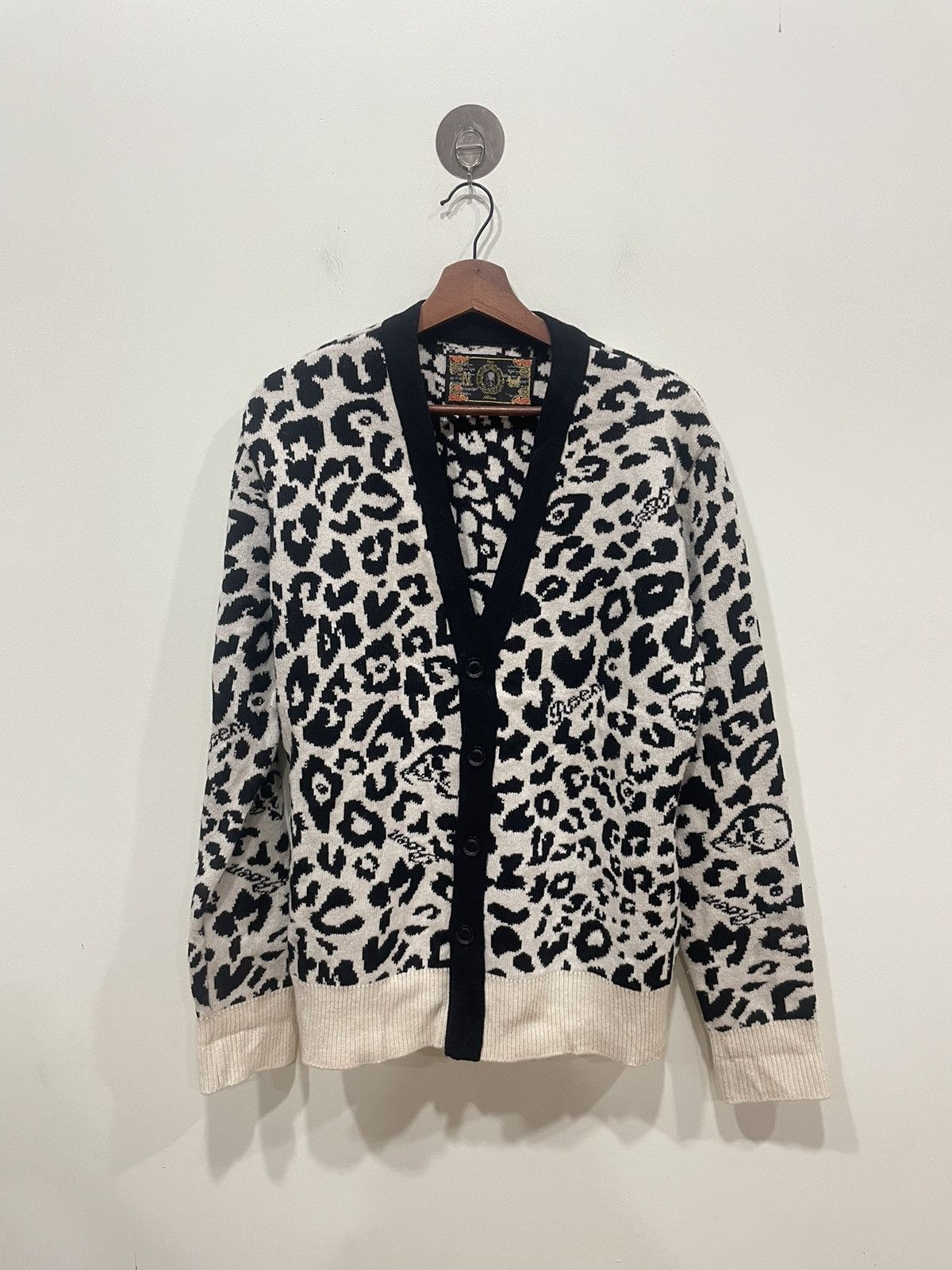 Roen Roen Leopard Cardigan Size US L / EU 52-54 / 3 - 1 Thumbnail