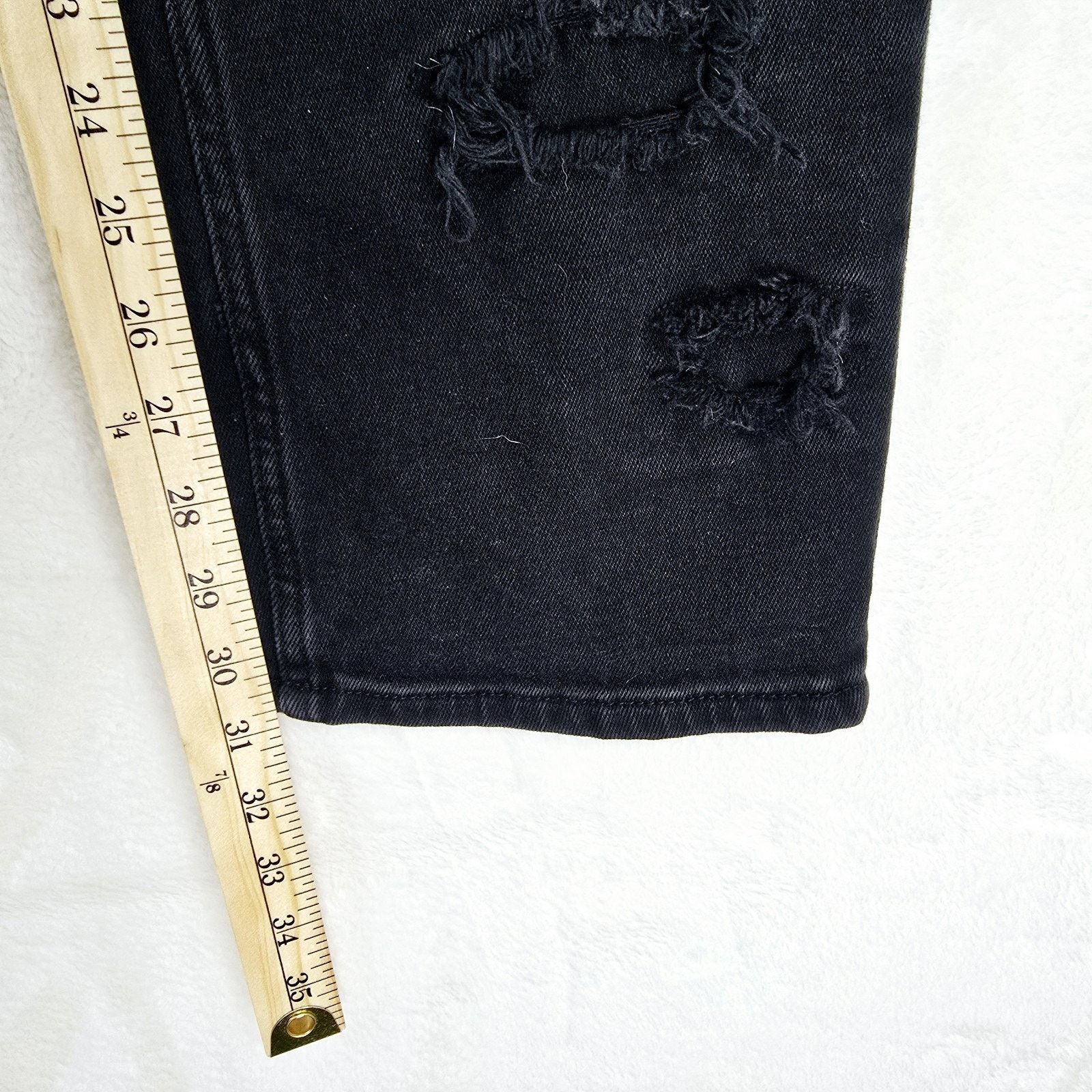 Homme + Femme La Homme Femme Jeans 32 Black Distressed 30x31 Streetwear Size US 30 / EU 46 - 13 Thumbnail