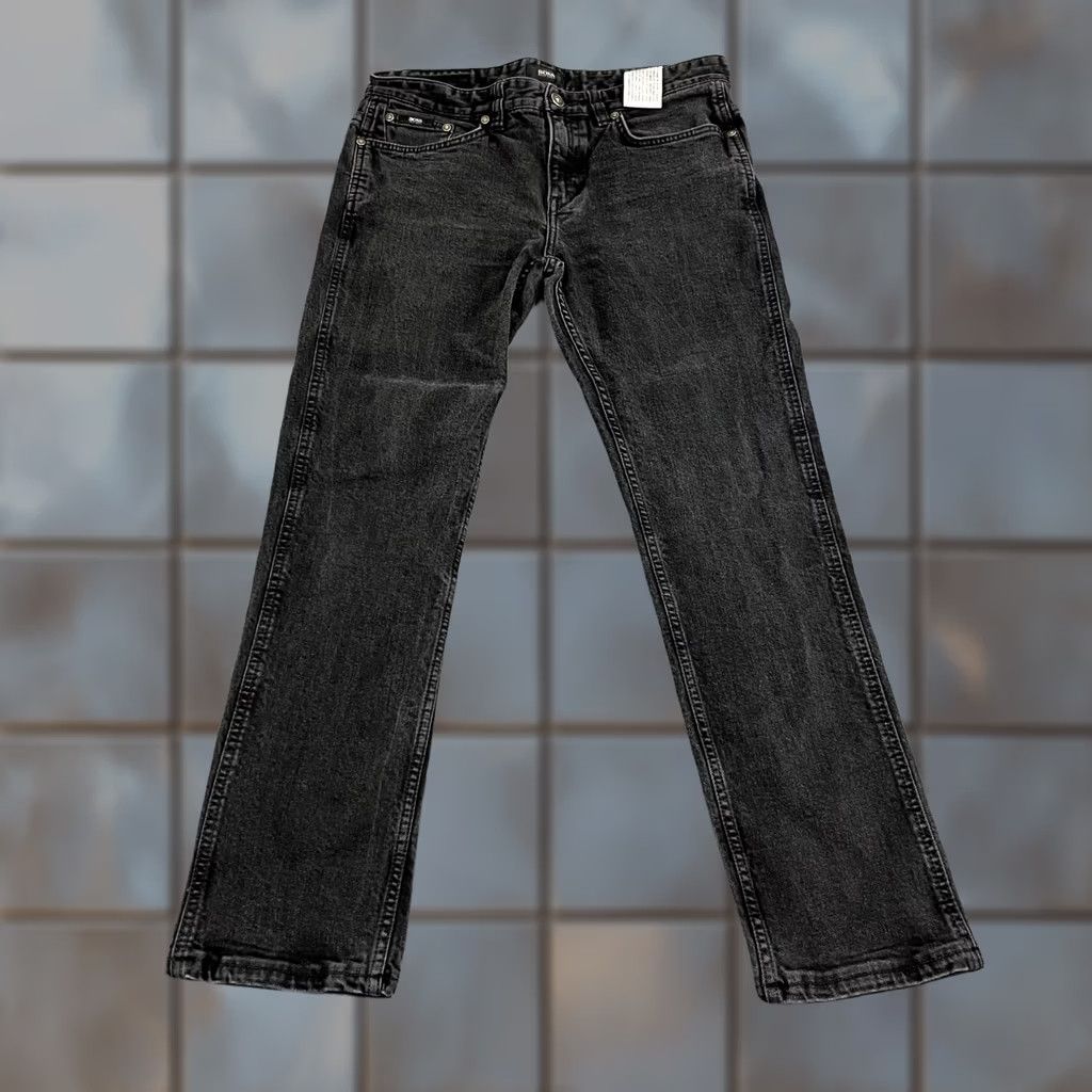 Hugo Boss HUGO BOSS Jeans Kentucky Slim Tapered 32 30 Denim Black Dark Wash Stretch 5-Pocket Men's Casual Pants Size US 32 / EU 48 - 1 Thumbnail