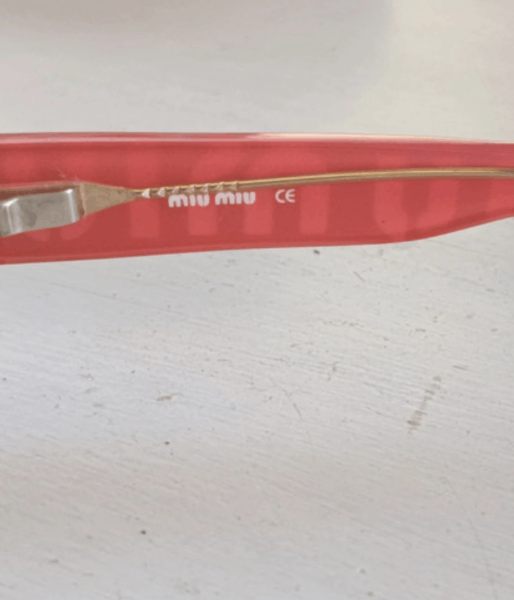 Miu Miu Miu Miu Sunglasses Logo Shield Square Sport Vintage EX0254 Size ONE SIZE - 4 Thumbnail